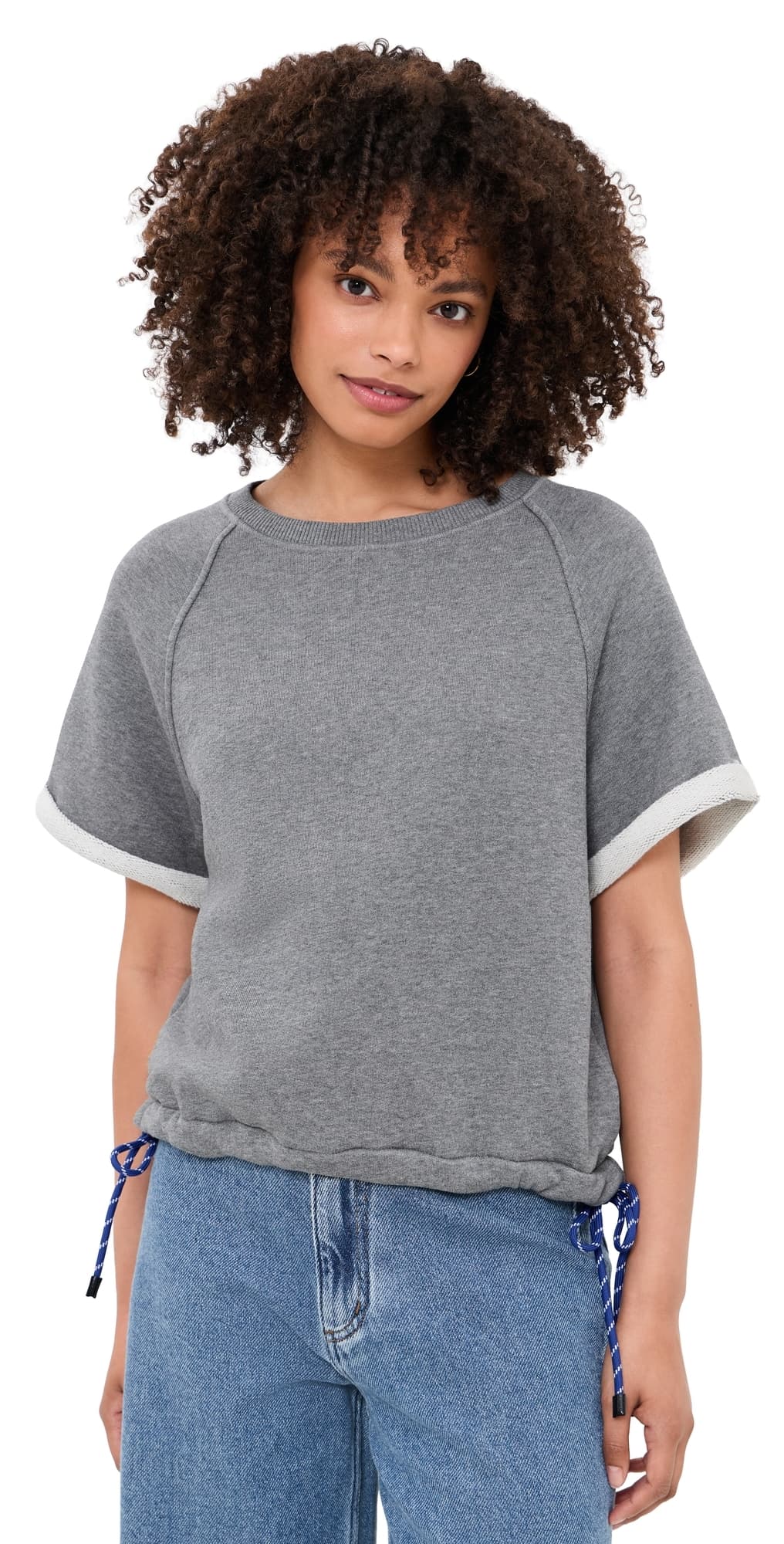 rag & bone Vintage Terry Tee Heather Grey