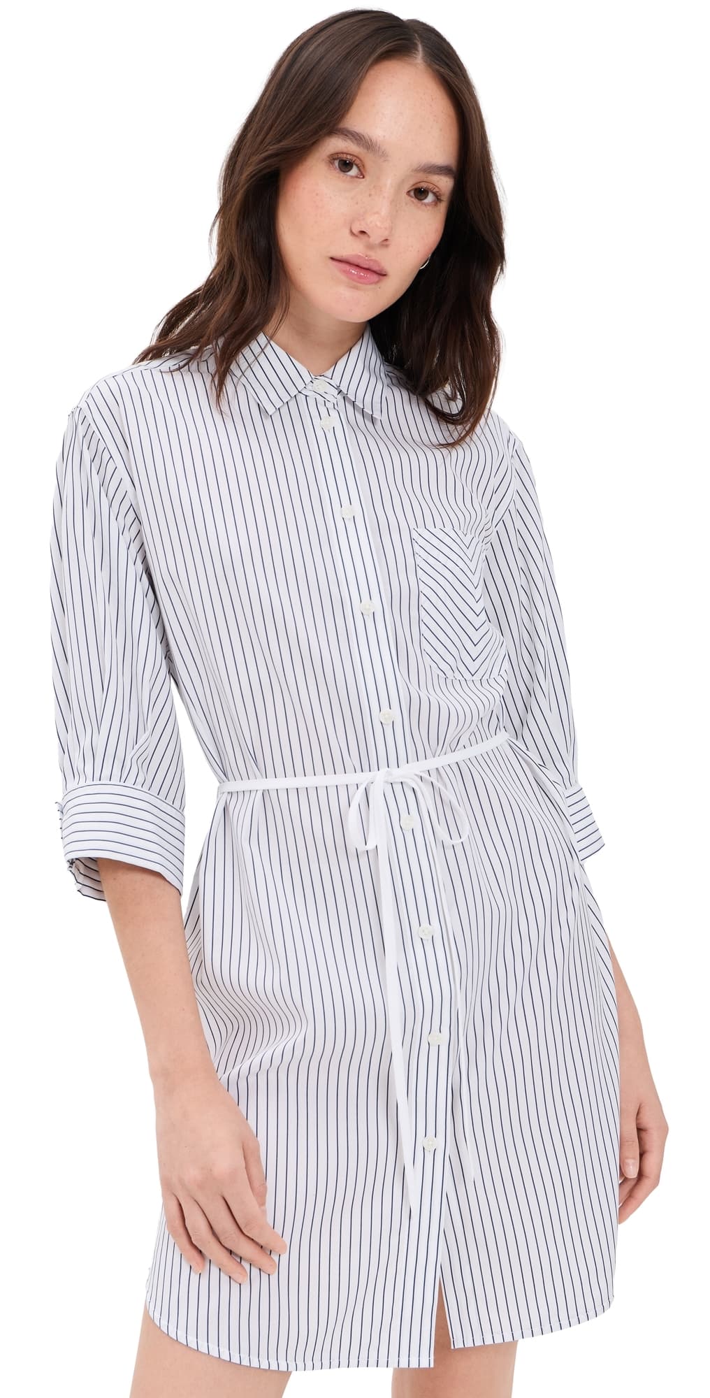 rag & bone Lucia Stripe Mini Dress Navy Stripe