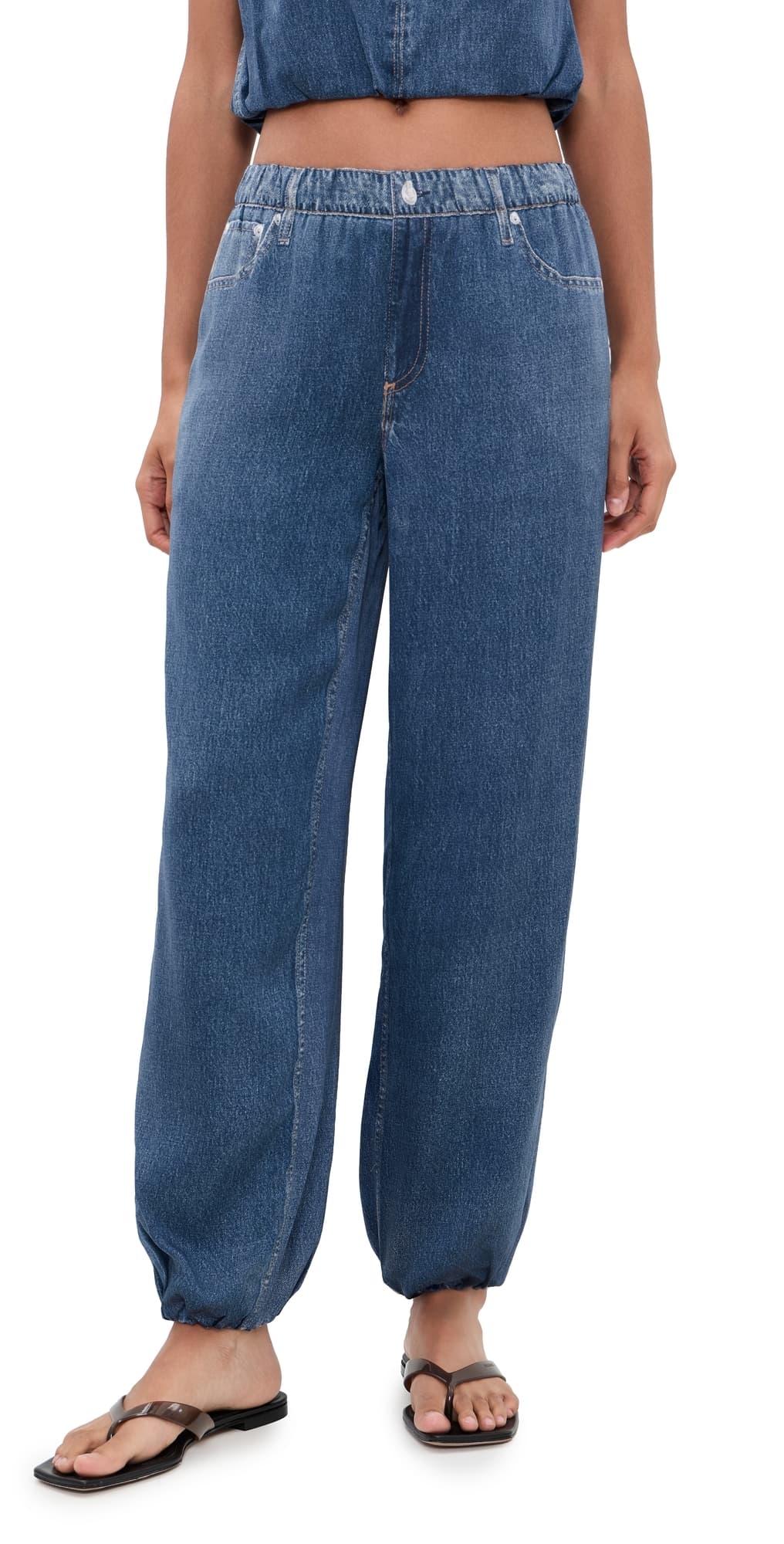 rag & bone Rb Miramar Satin Bubble Pants Jasper
