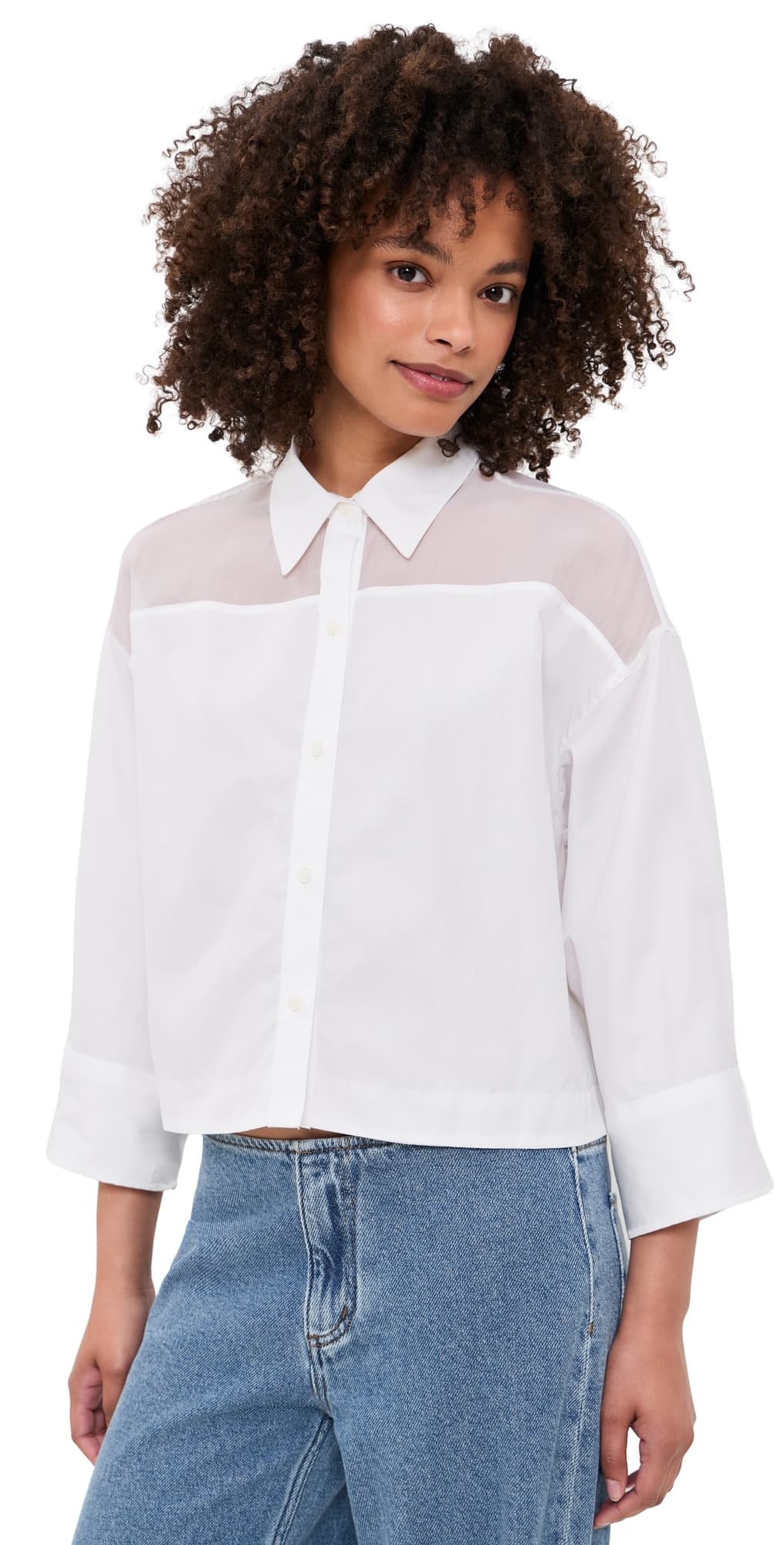 rag & bone Elly Shirt White