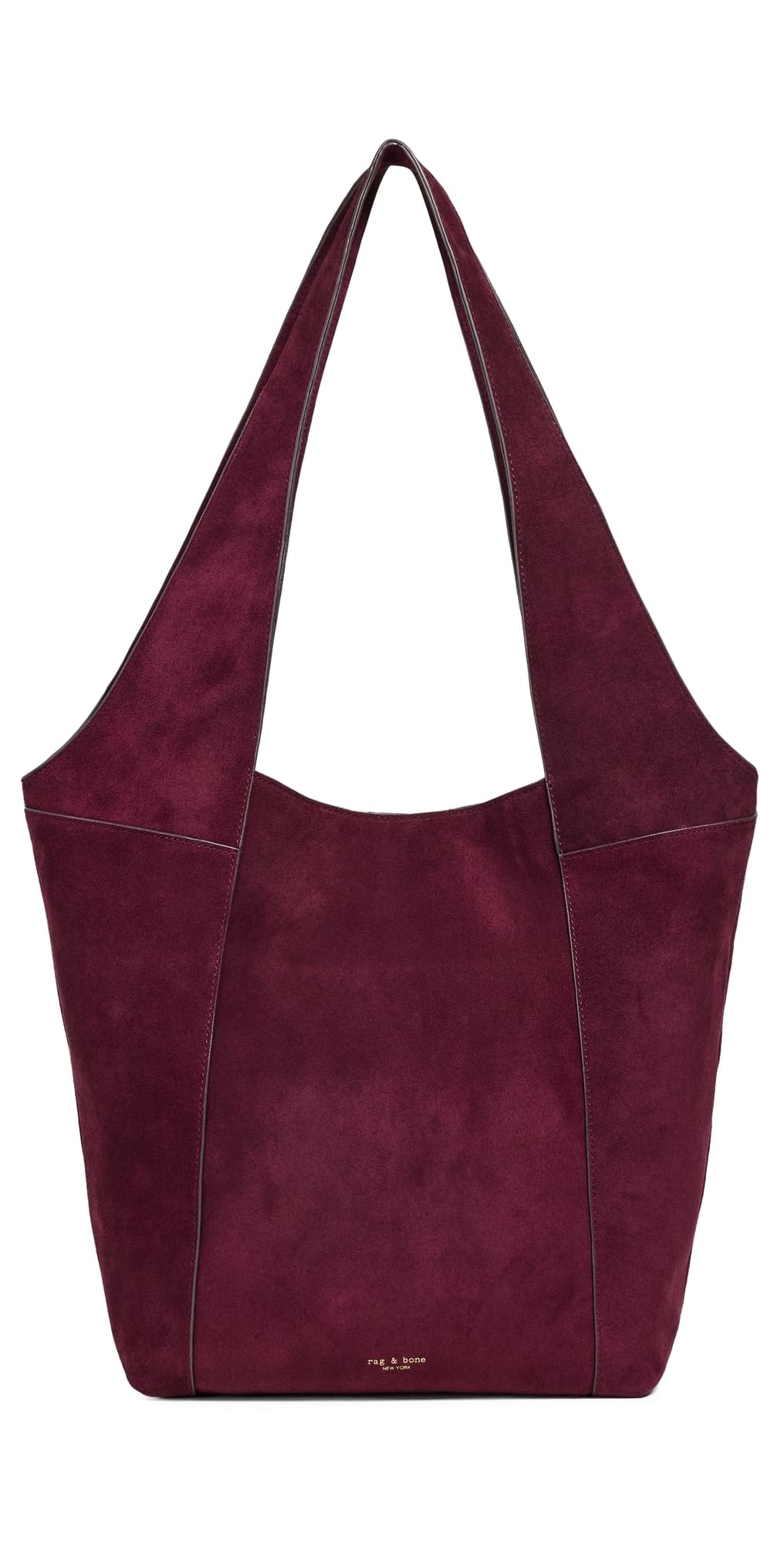 rag & bone Brayton Large Shopper Tote Deep Berry
