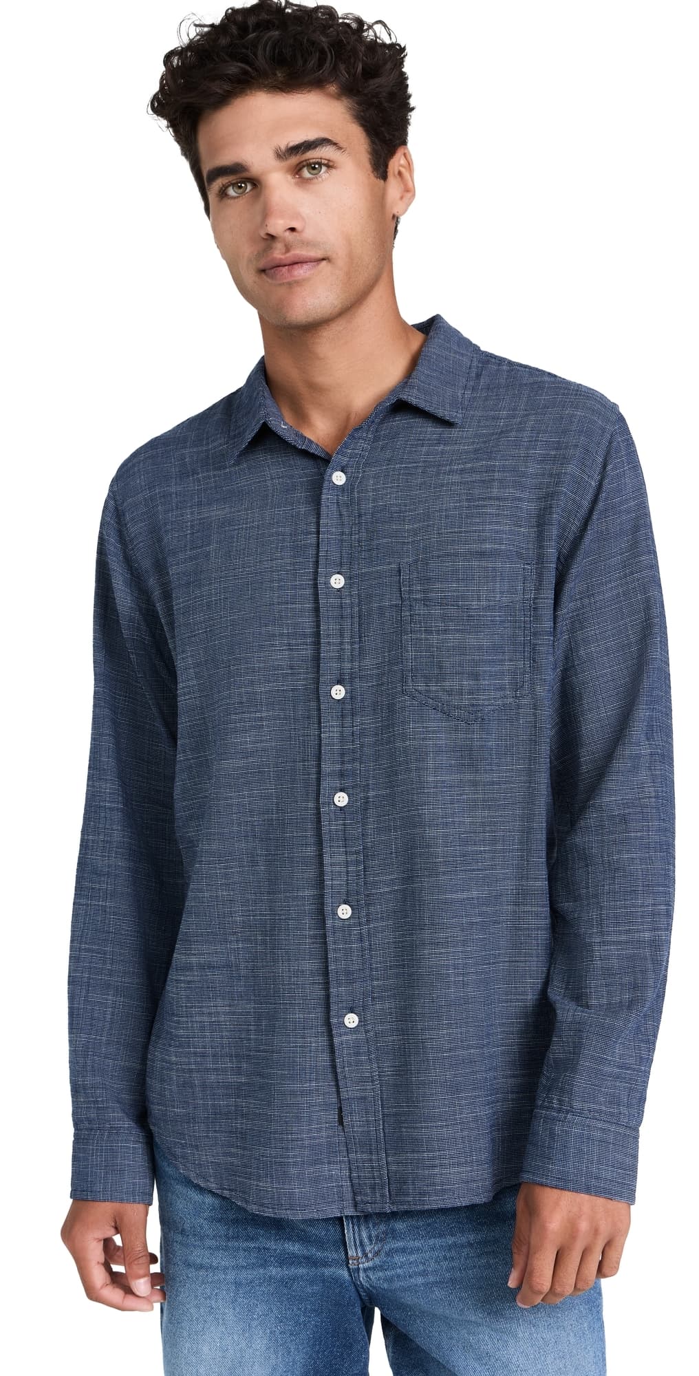 RAILS Wyatt Shirt Navy Etch