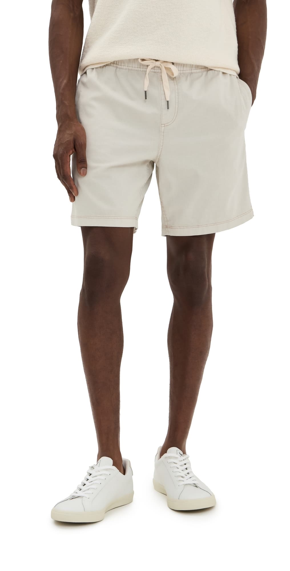RAILS Cruz Drawstring Shorts 7 Natural
