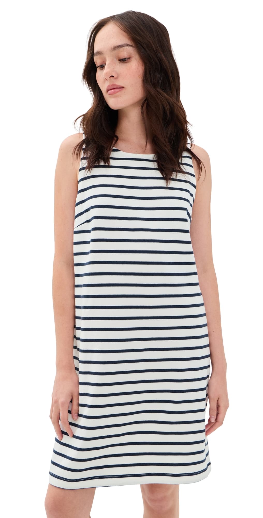 RAILS Kaylee Tank Dress Ivory Navy Stripe