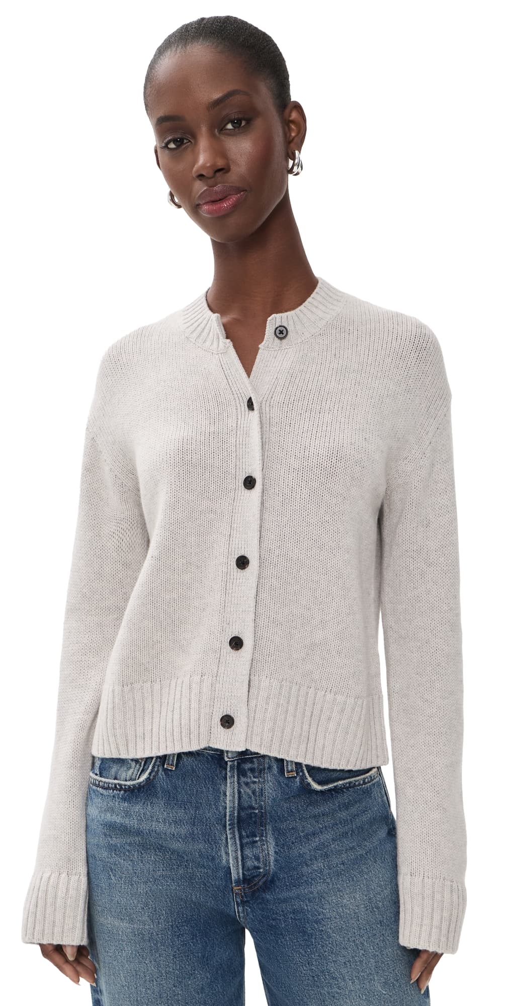 RAILS Carre Cardigan Heather Grey