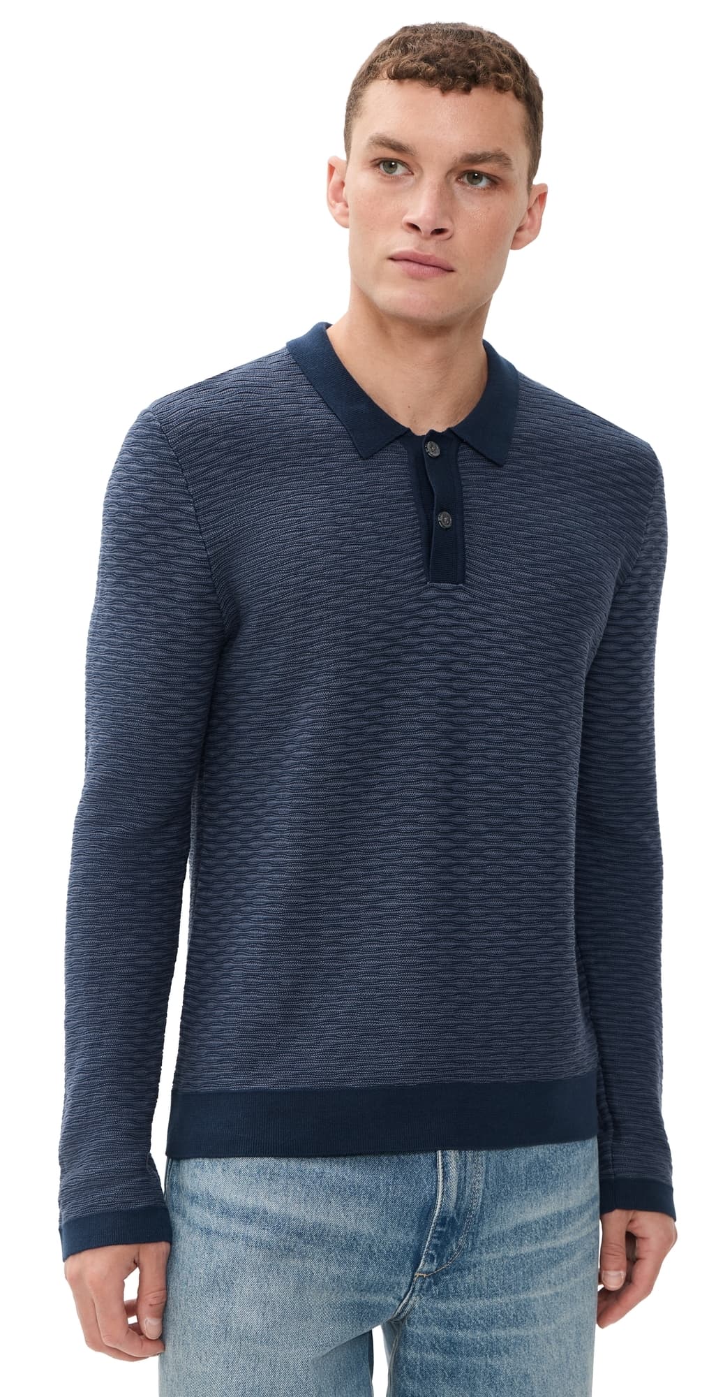 RAILS Fulton Sweater Navy Wave