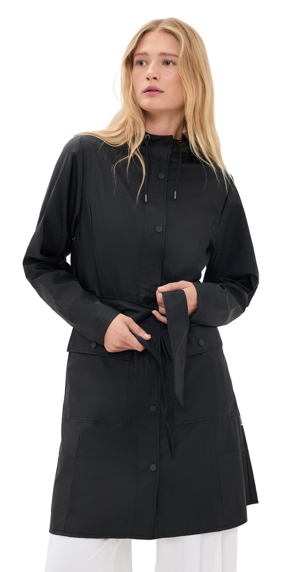 Rains Curve Long Jacket W3 Black