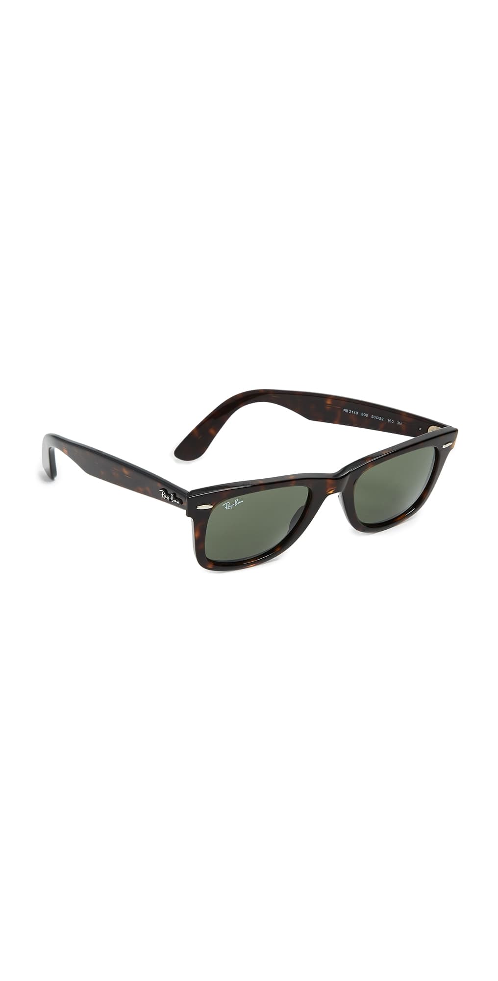 Ray-Ban Original Wayfarer Sunglasses Tortoise/Green · One Size