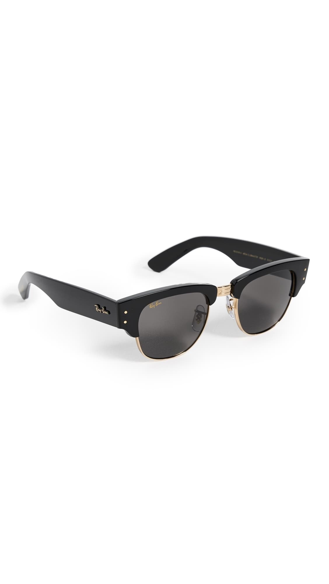 Ray-Ban Mega Clubmaster Sunglasses Black On Gold · One Size