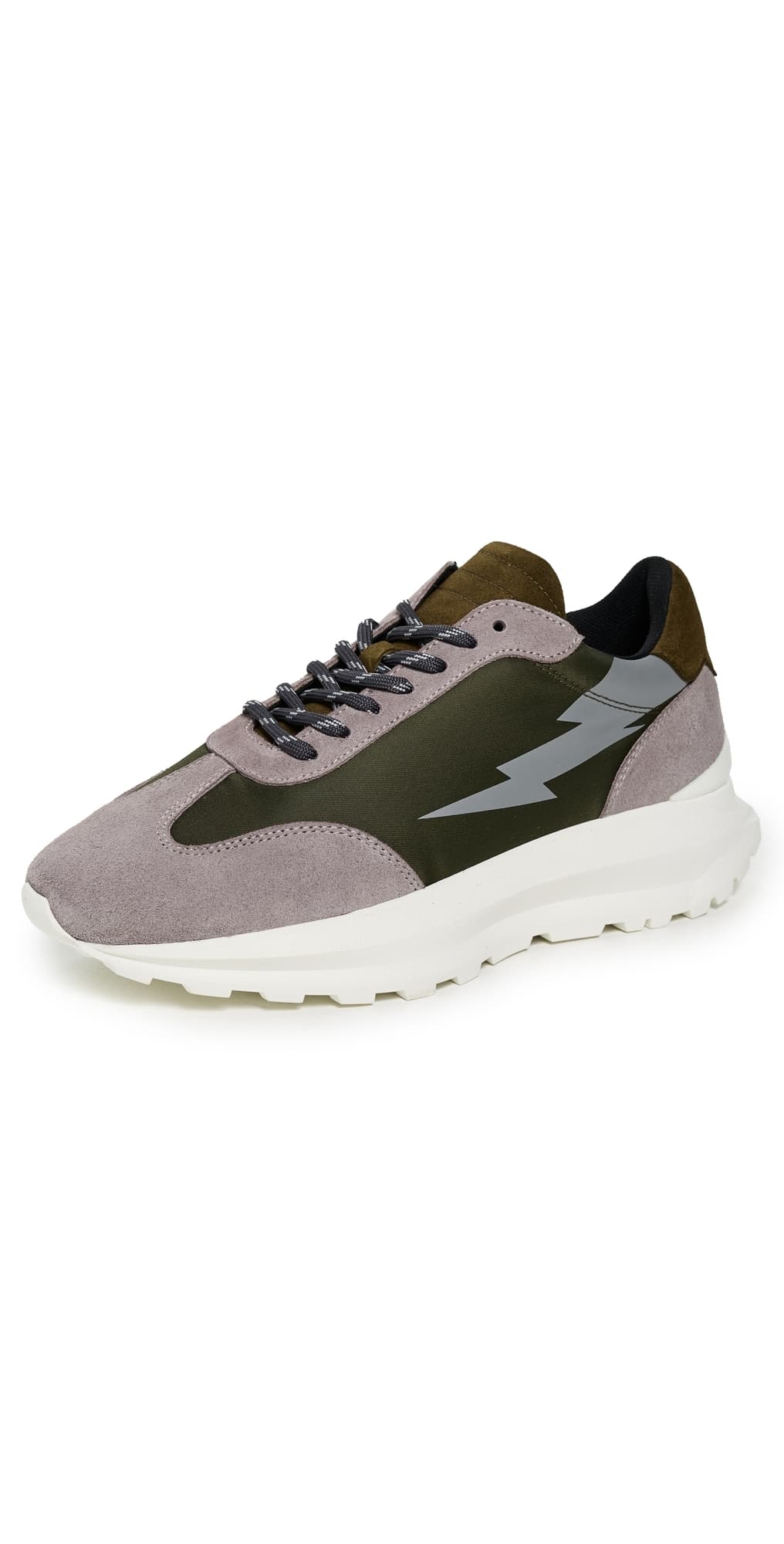 The Rad Black Kids Moyo Trail Runner Unisex Sneakers Green