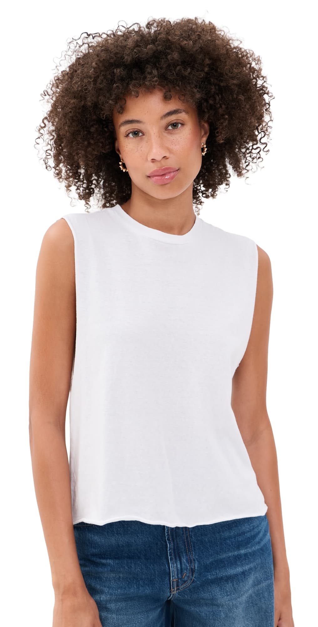 RE/DONE Susan Tee Optic White