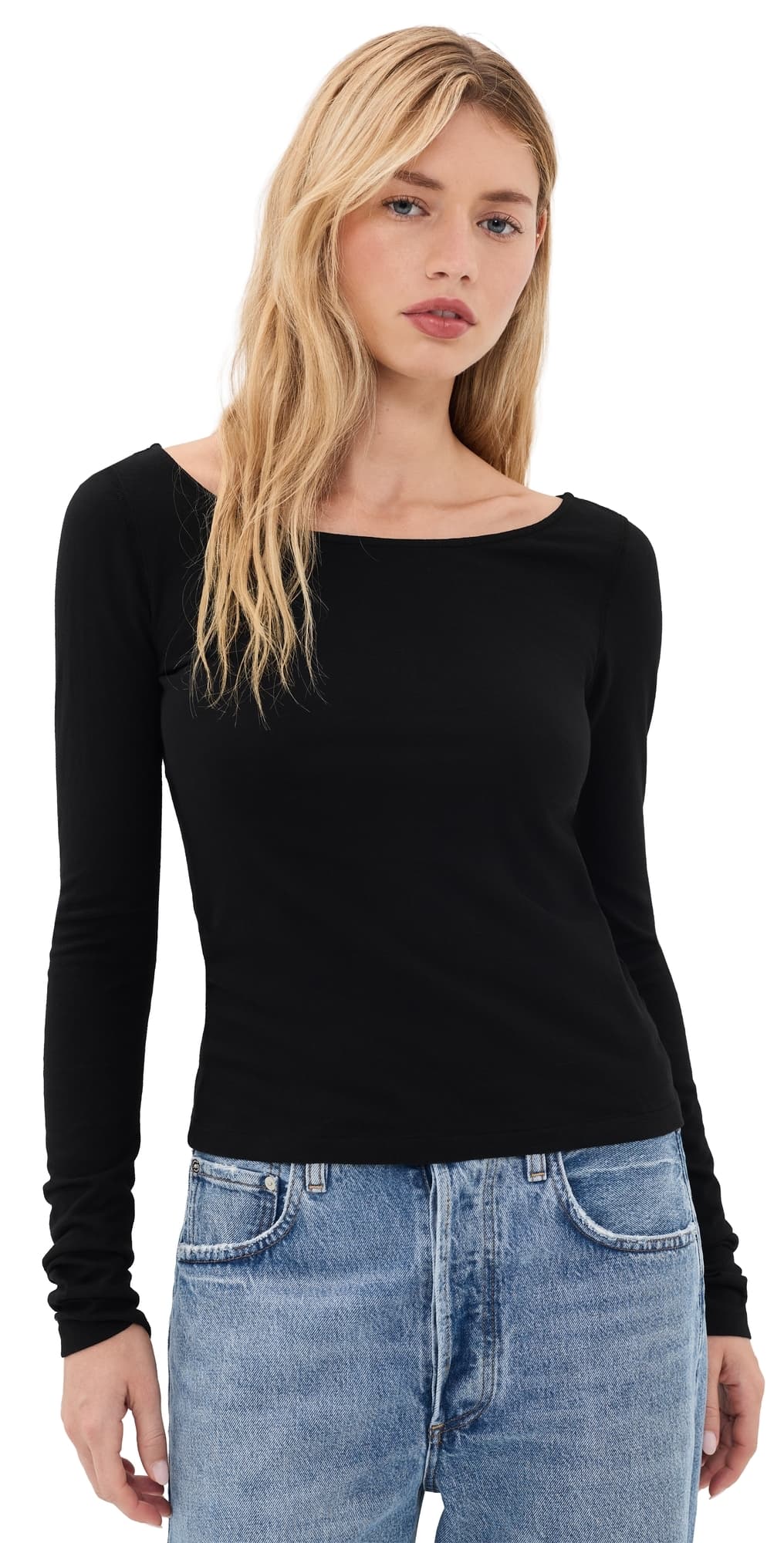 RE/DONE Monroe Tee Black
