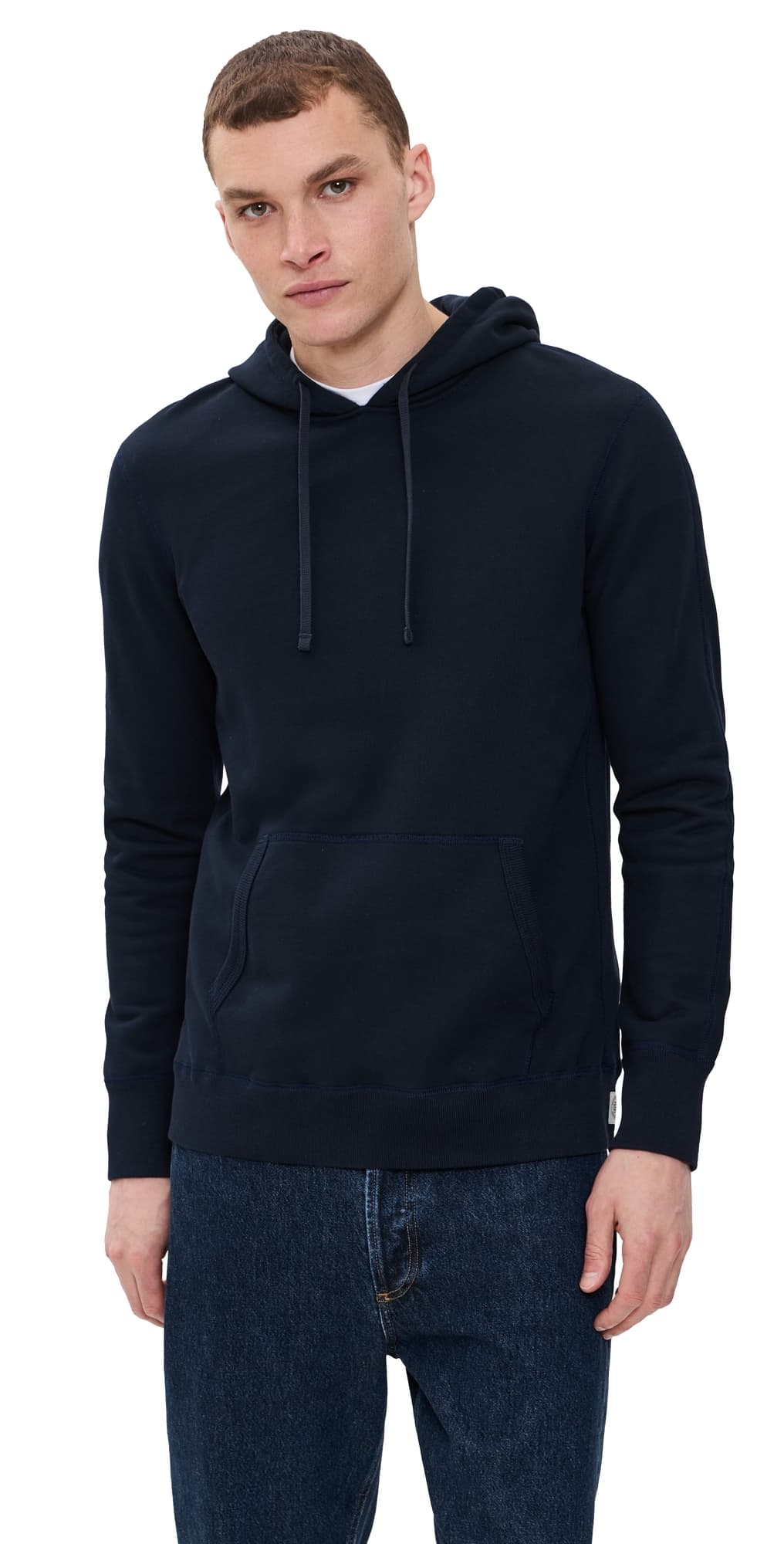 Reigning Champ Midweight Terry Slim Hoodie Navy