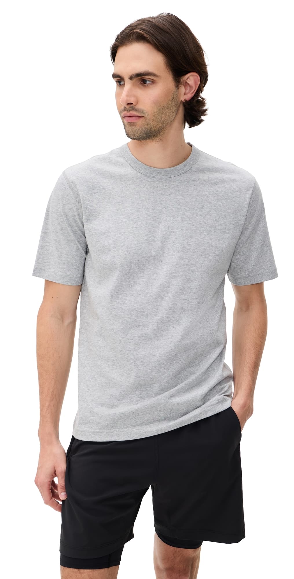 Reigning Champ Lightweight Jersey Standard T-Shirt Hgrey