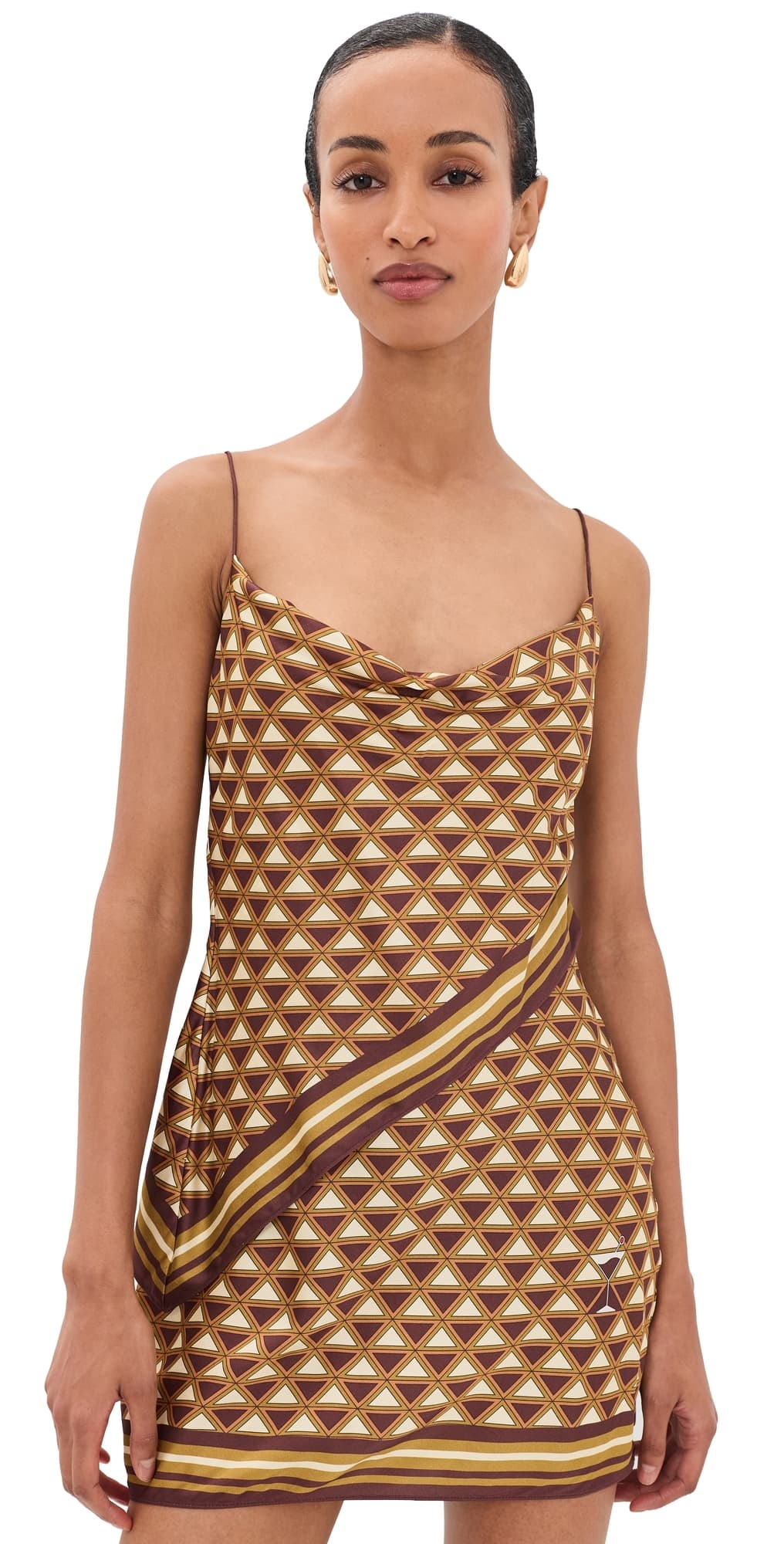 Retrofête Clemenza Dress Cigar Geo