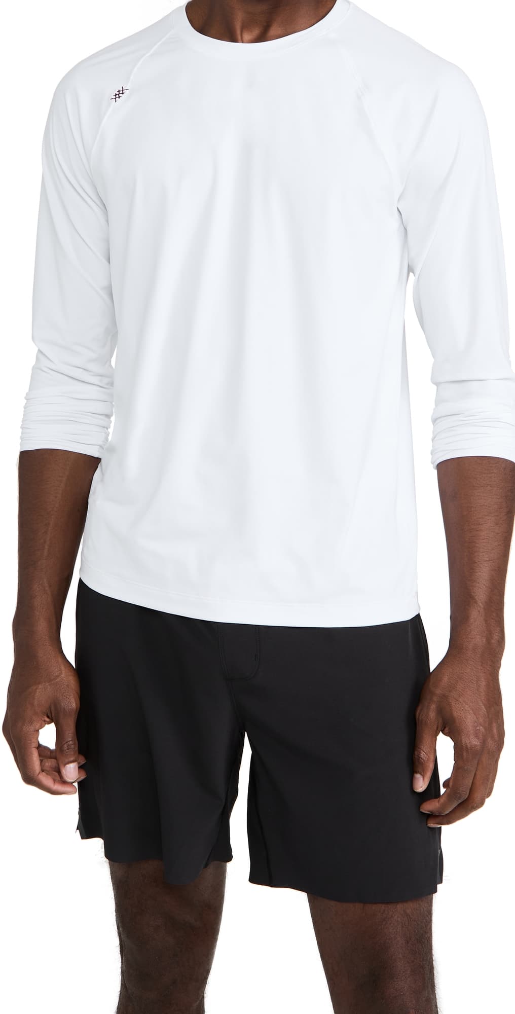 Rhone Reign Long Sleeve Tee Bright White