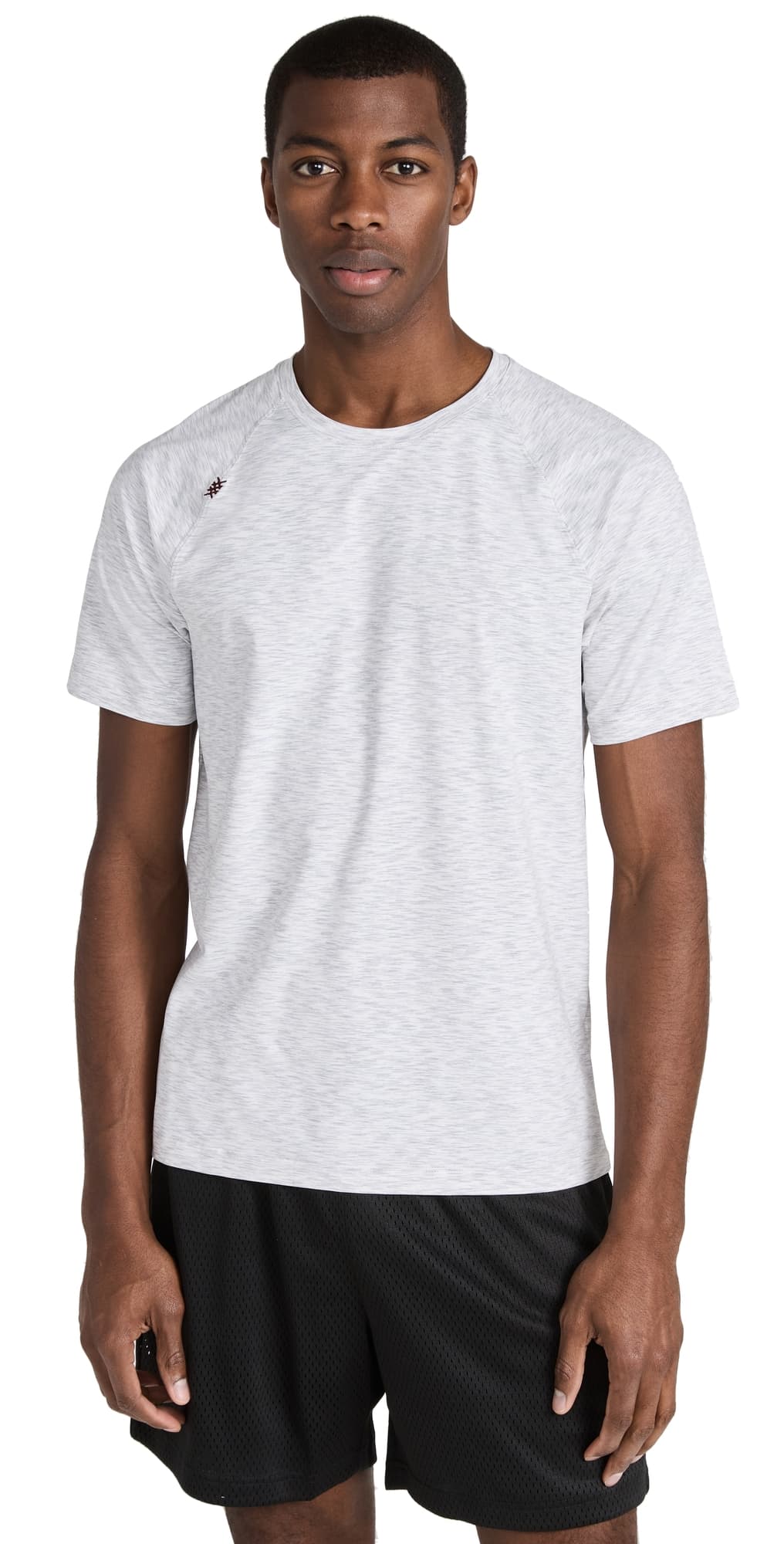 Rhone Reign Short Sleeve Tee Gray Space Dye