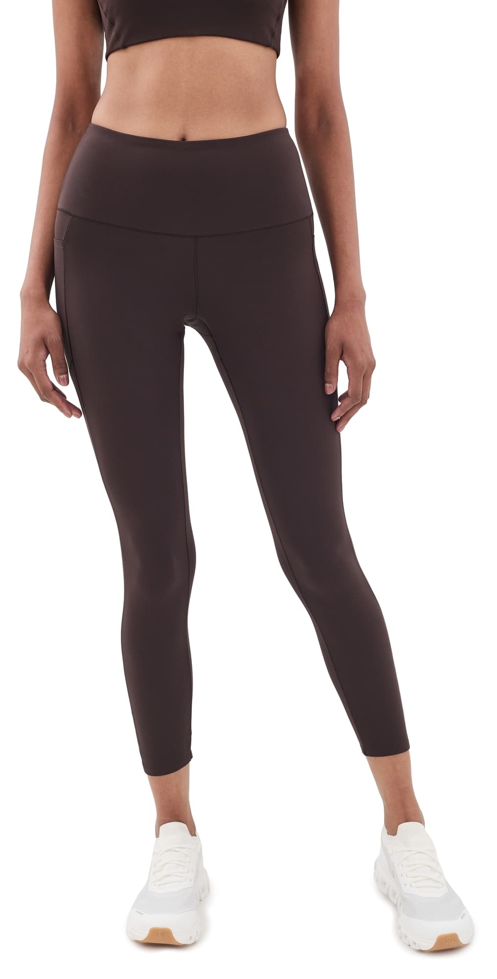Rhone Revive 7/8 Pocket Leggings Dark Espresso