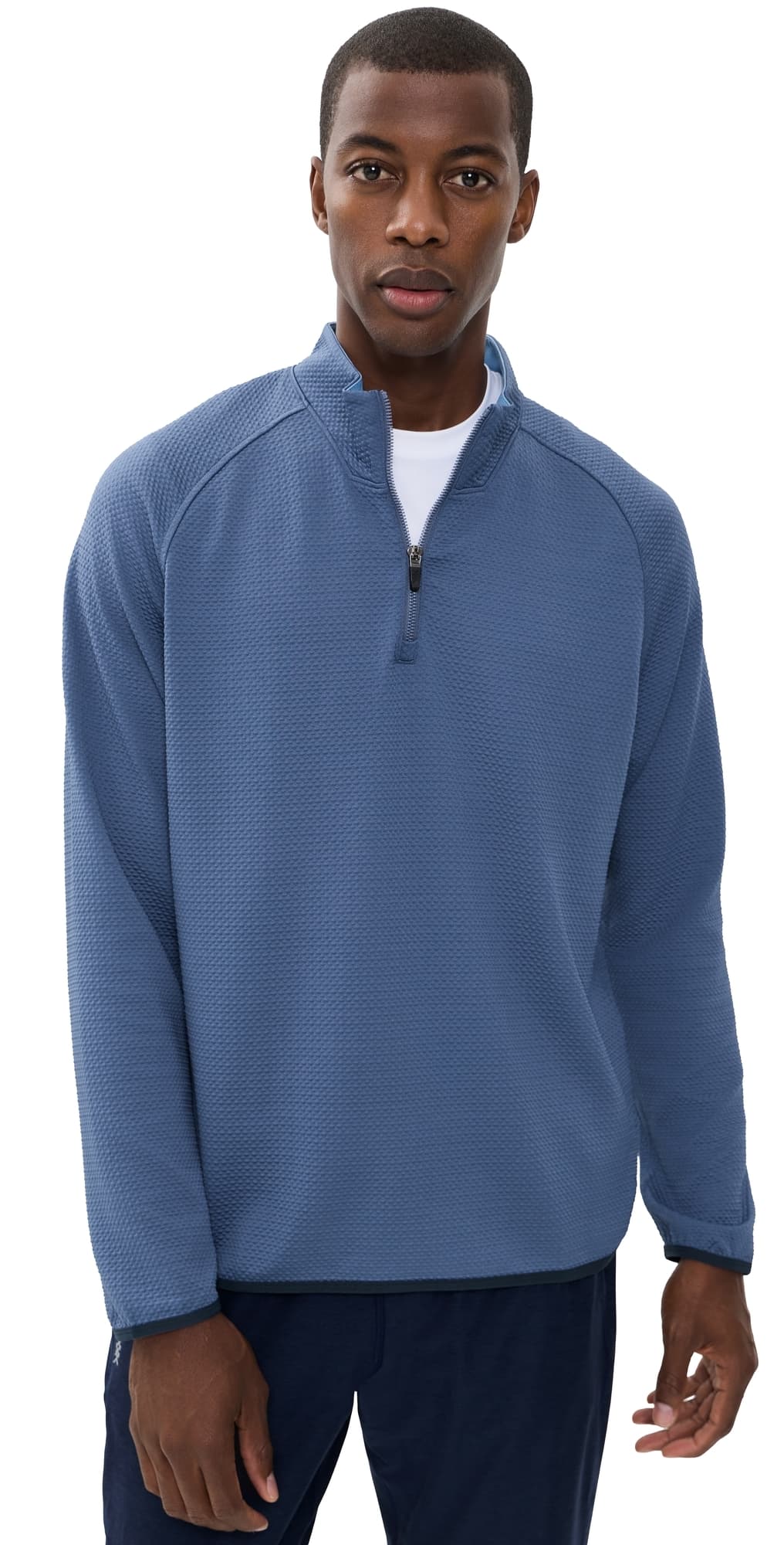Rhone Founder's Golf 1/4 Zip Vintage Indigo