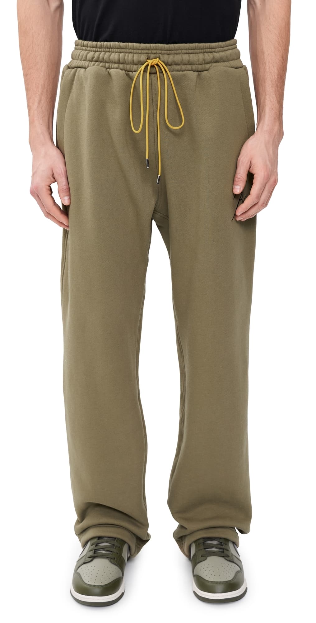 Rhude Classique Sweatpants Moss Green/Black
