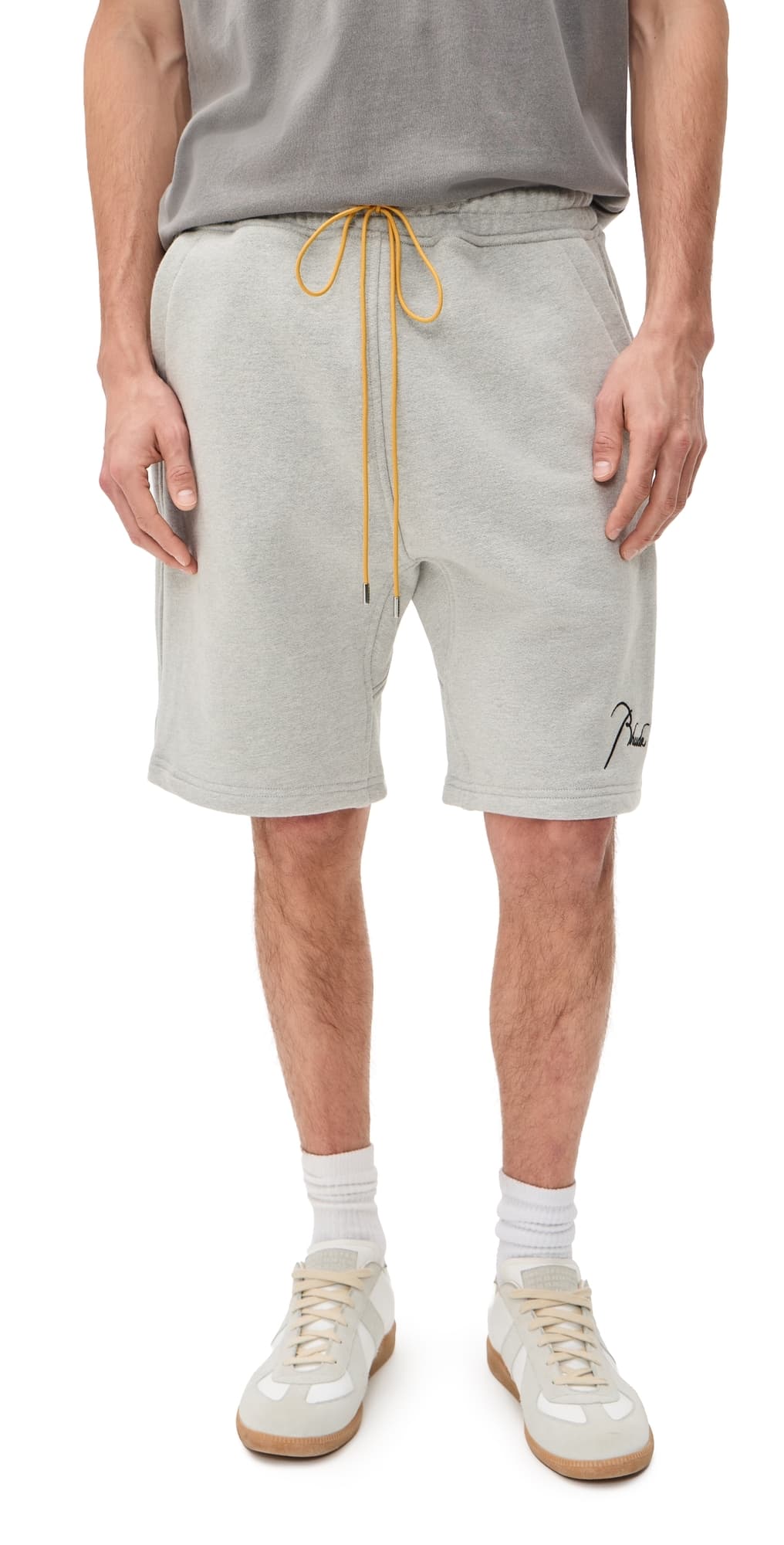 Rhude Classique Sweatshorts 9 Heather Grey/Black