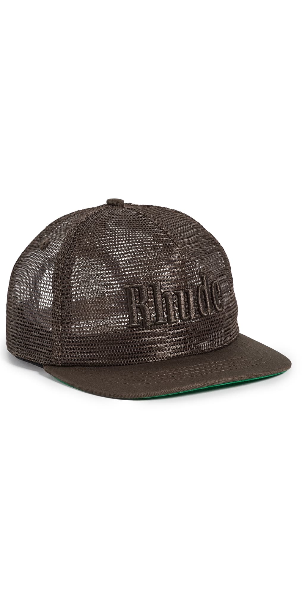 Rhude Logo Mesh Hat Brown · One Size