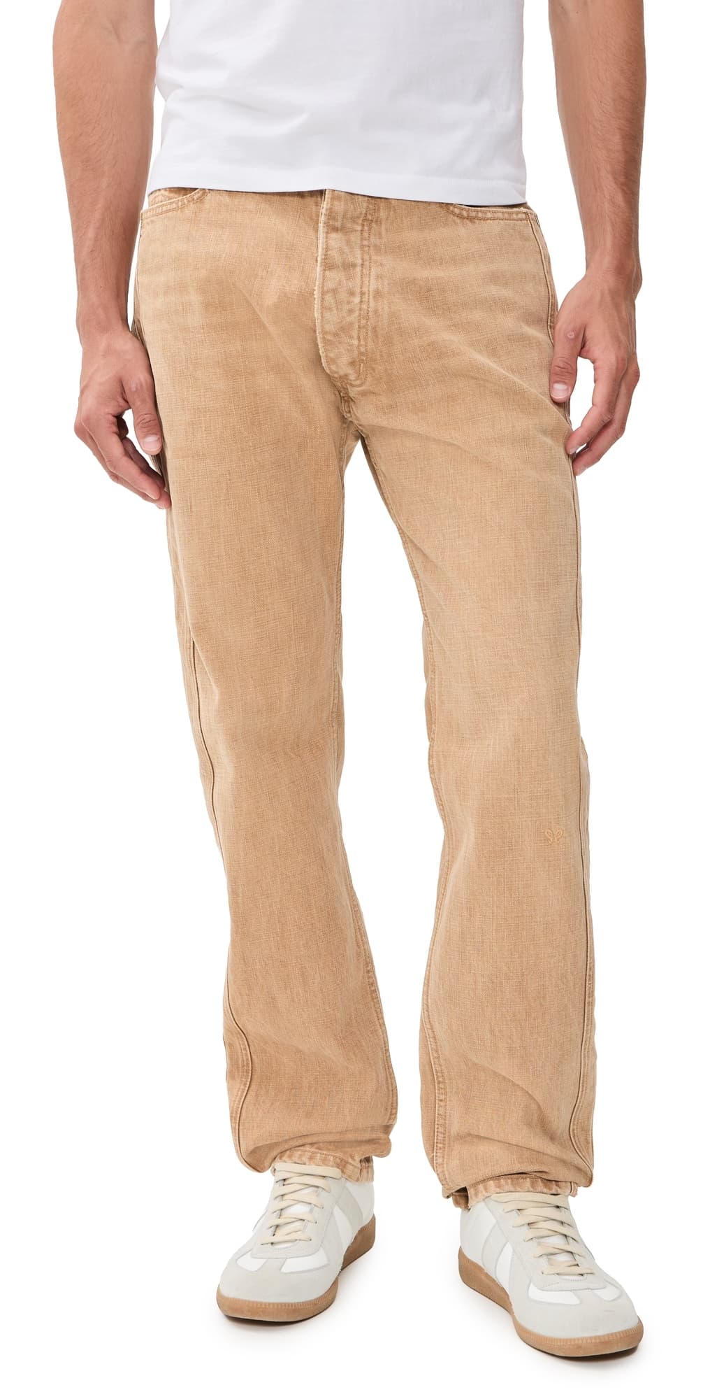 Rhude 90s Traxedo Denim Jeans Washed Brown