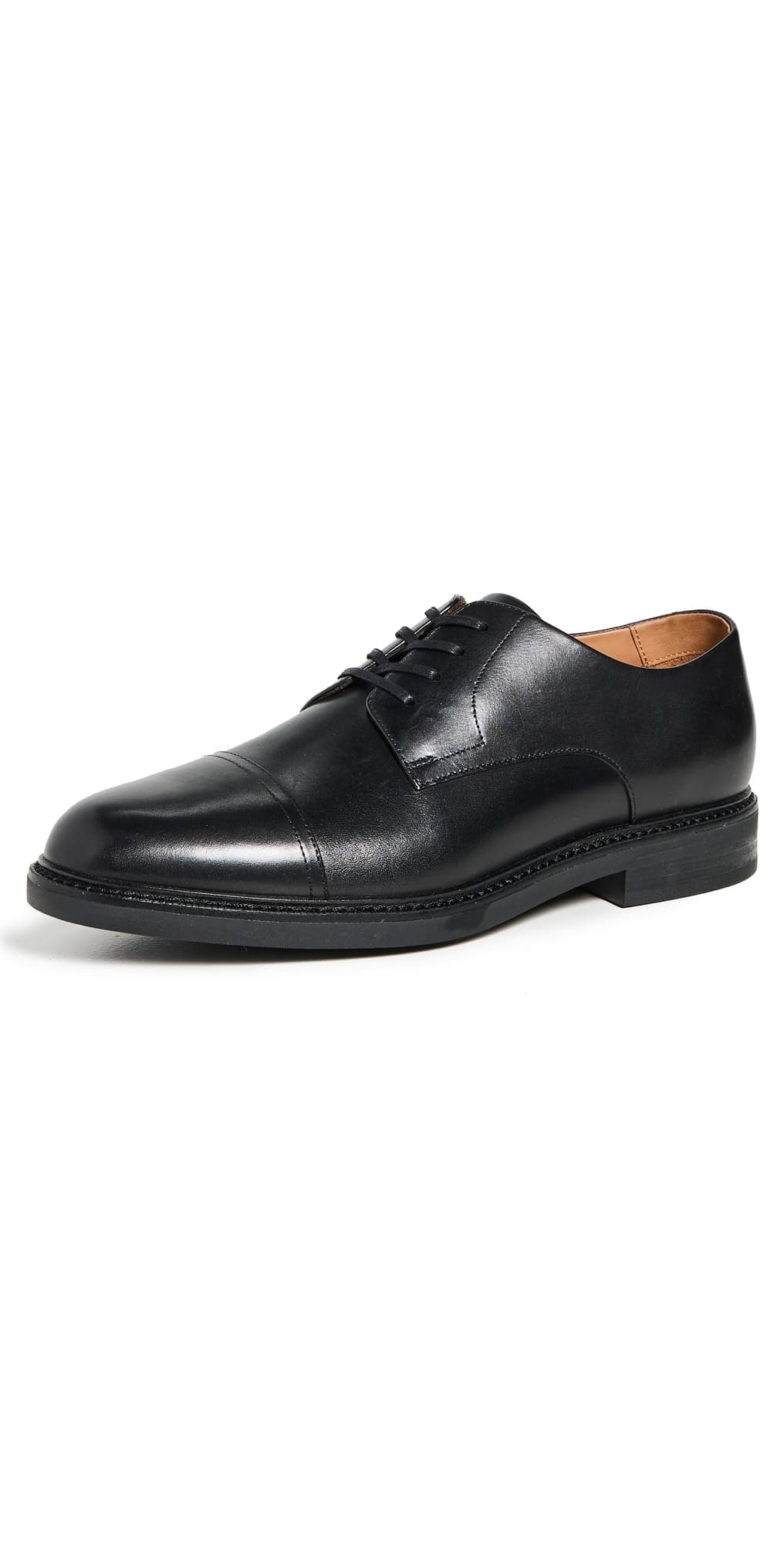 Polo Ralph Lauren Asher Captoe Dress Shoes Black