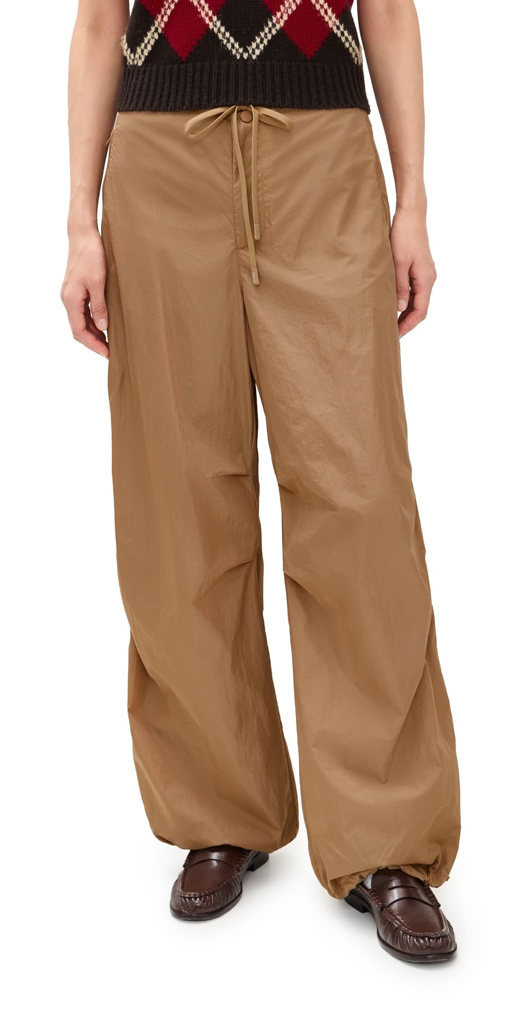Polo Ralph Lauren Eco Nylon Taffeta Woven Standard Pants Cafe Tan