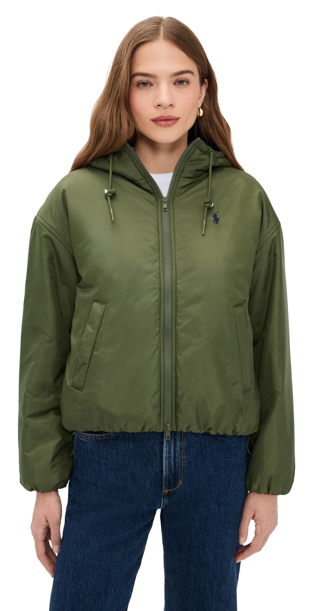 Polo Ralph Lauren Recycled Polyester Puffer Jacket New Olive