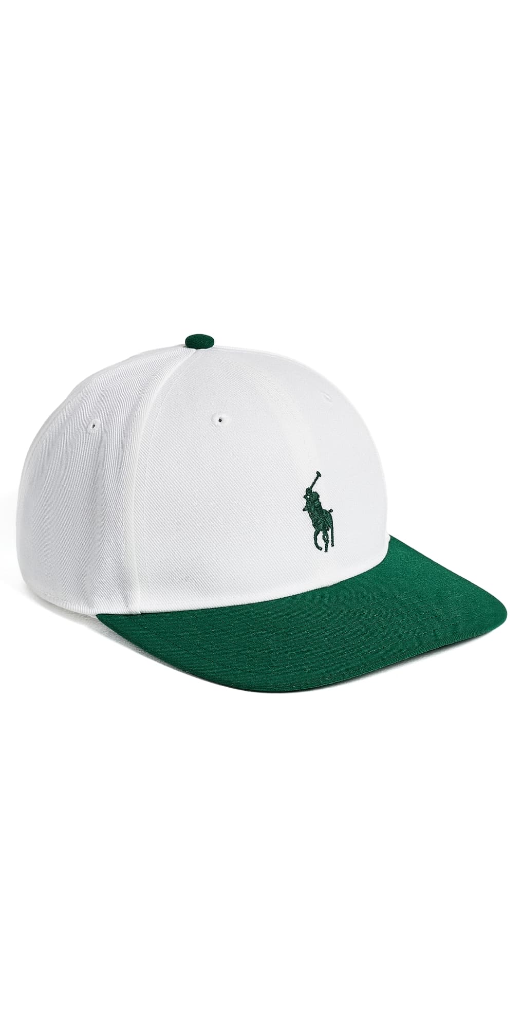 Polo Ralph Lauren Contrast Brim Snapback Cap Paper White/New Forest · One Size