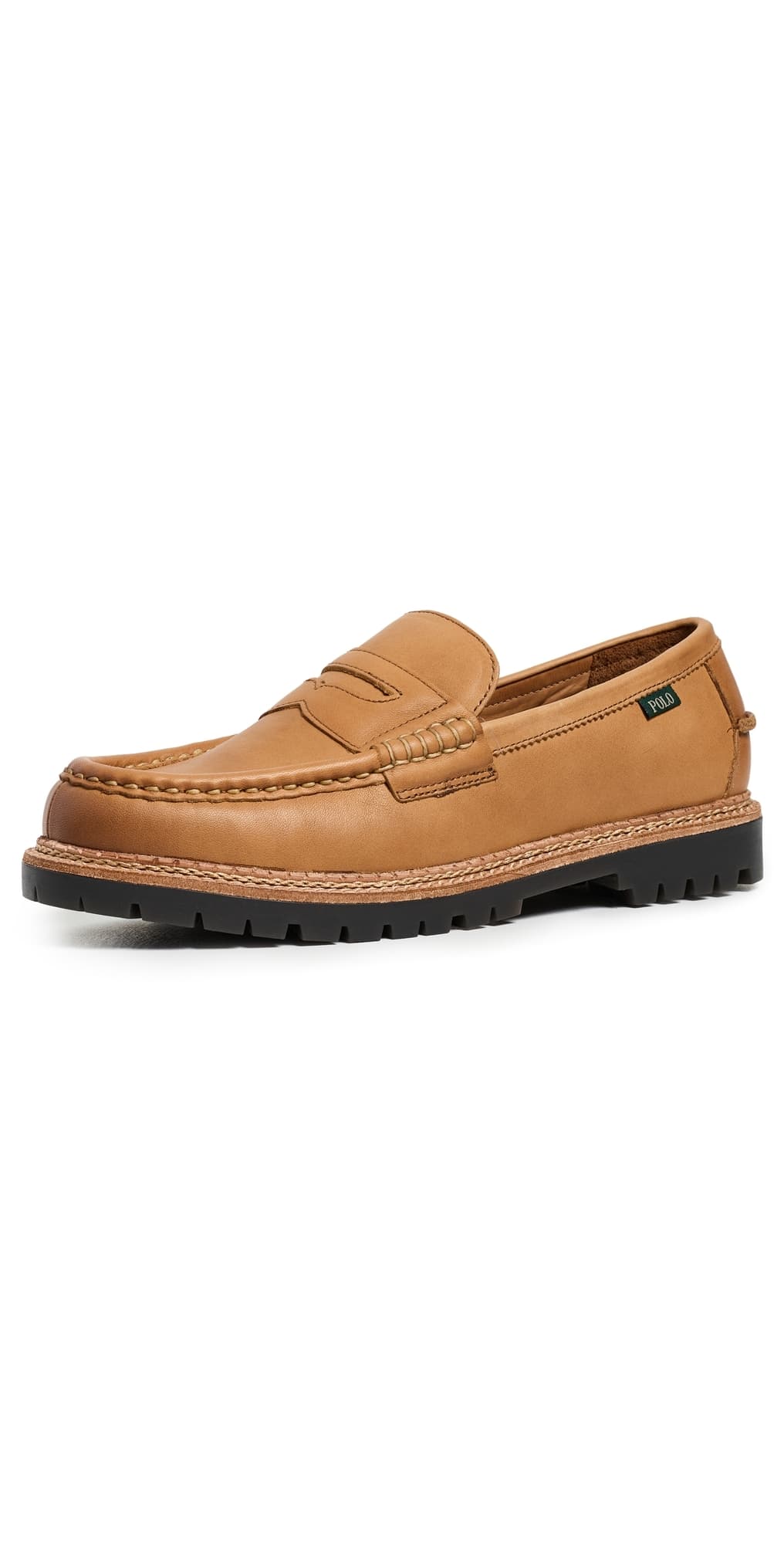 Polo Ralph Lauren Jett Lug Penny Loafers Polo Tan