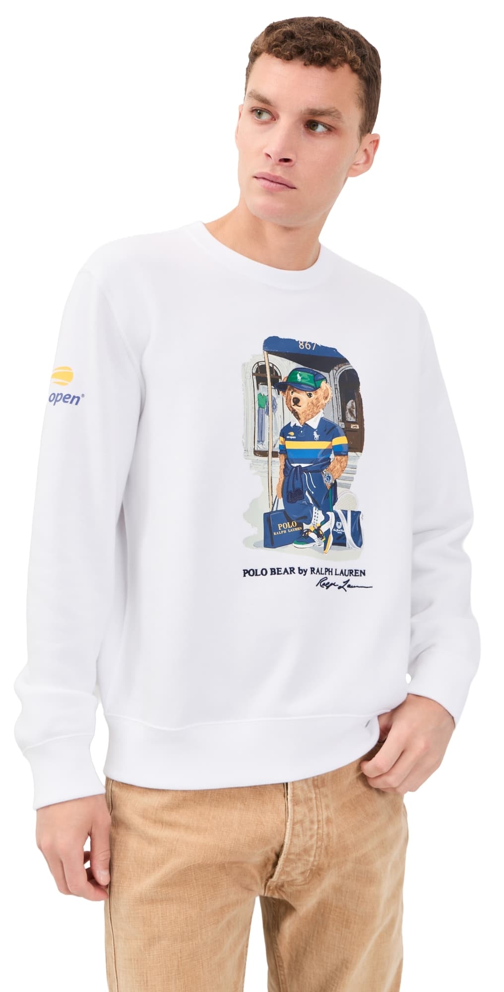 Polo Ralph Lauren x US Open Bear Sweatshirt White