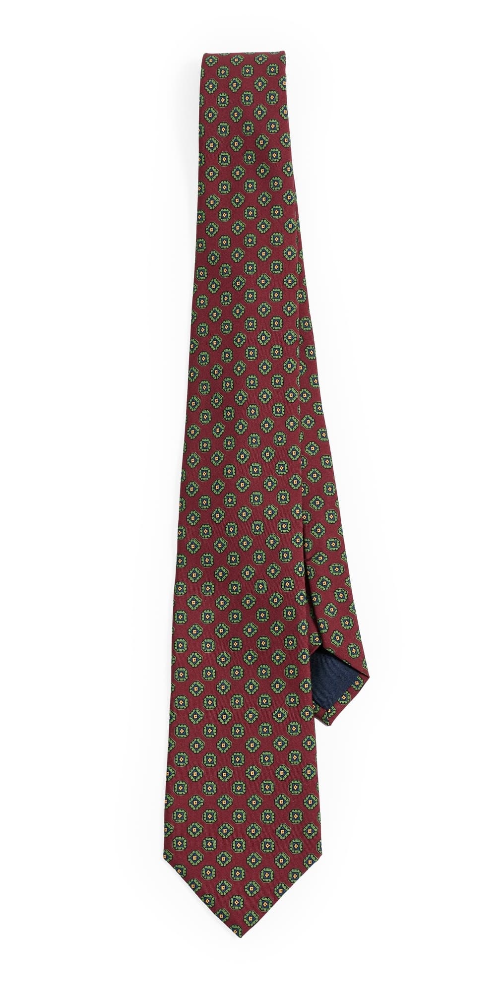 Polo Ralph Lauren Original Label Silk Foulard Neck Tie Wine