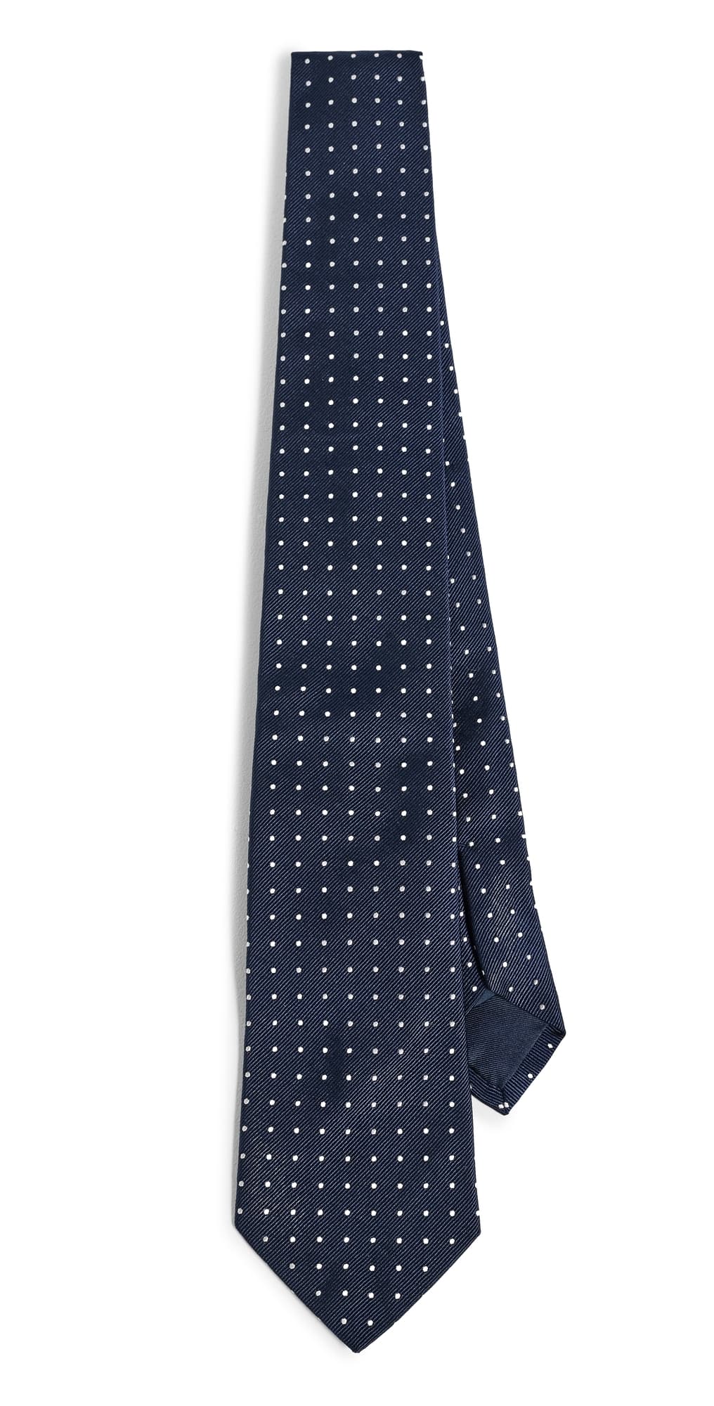 Polo Ralph Lauren Polka Dot Silk Repp Tie Navy/White