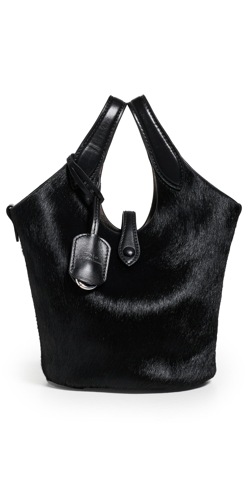 Polo Ralph Lauren Haircalf Crossbody Bag Black · One Size