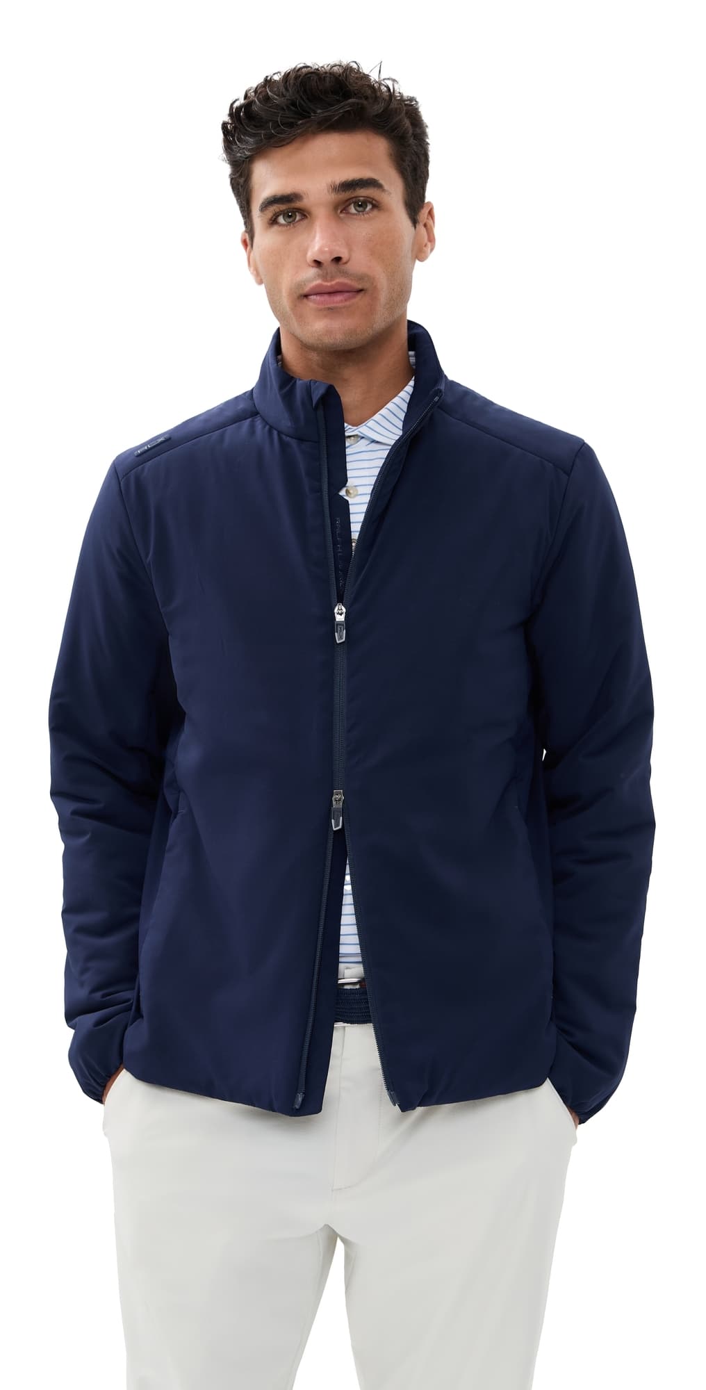RLX Ralph Lauren Tech Stretch Full Zip Jacket Refined Navy