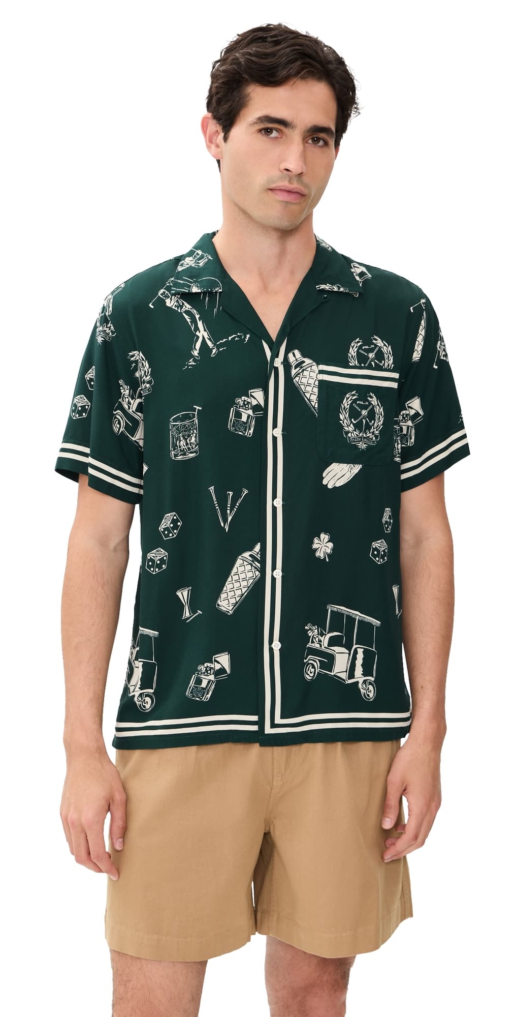 RLX Ralph Lauren Par Tee On The Greens Sport Shirt Par-tee On The Greens