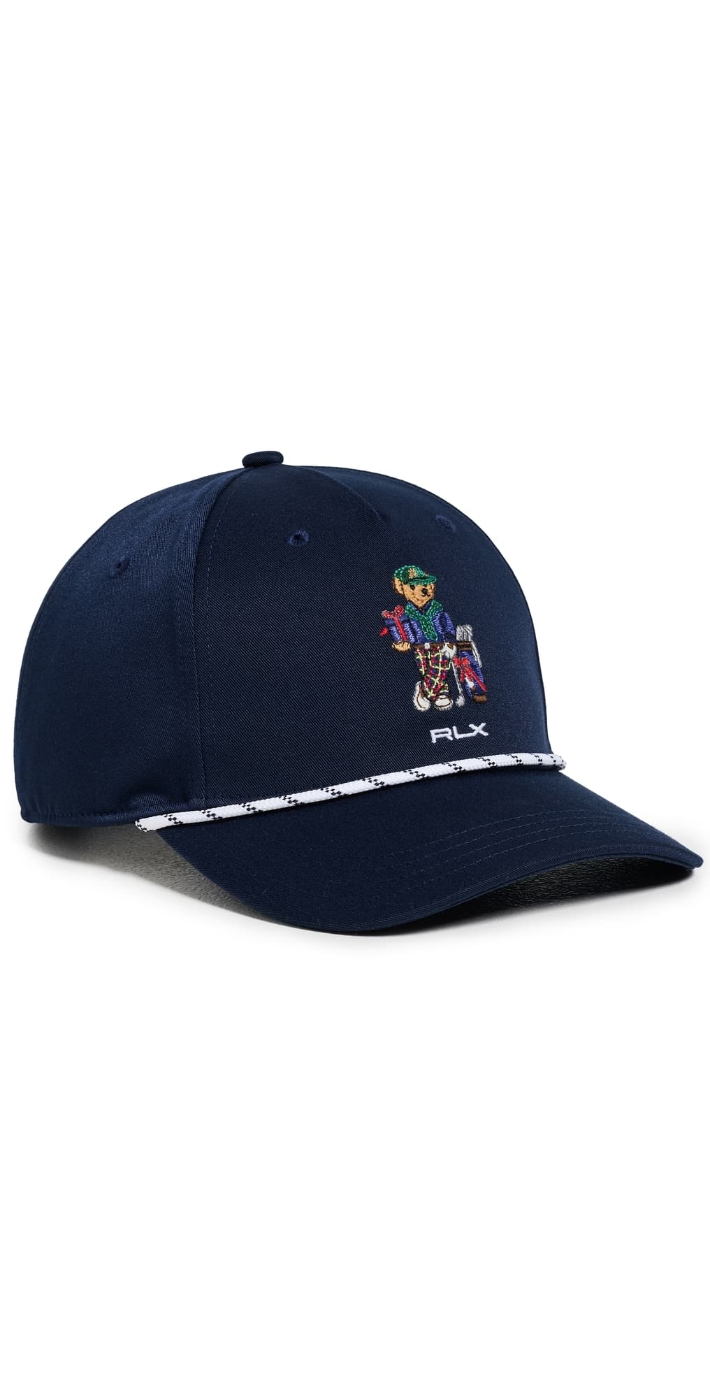 RLX Ralph Lauren Holiday Polo Bear Cap Refined Navy