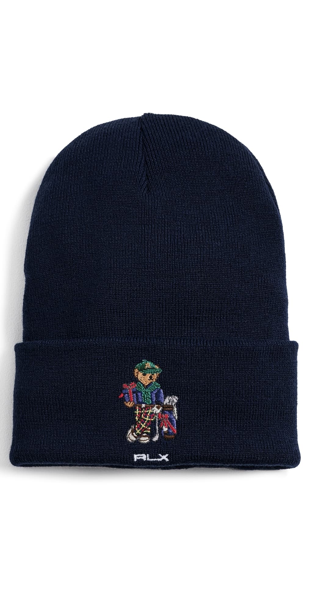RLX Ralph Lauren Holiday Bear Gift Box Beanie Refined Navy