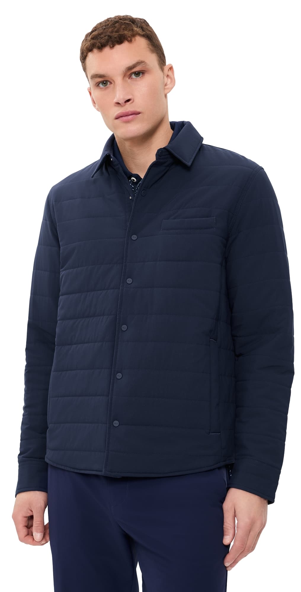 RLX Ralph Lauren Tech Stretch Shirt Jacket Refined Navy