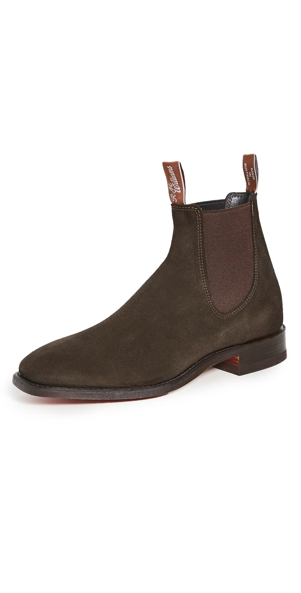 R.M. Williams R. M. Williams Suede Chelsea Boots Chocolate · 6