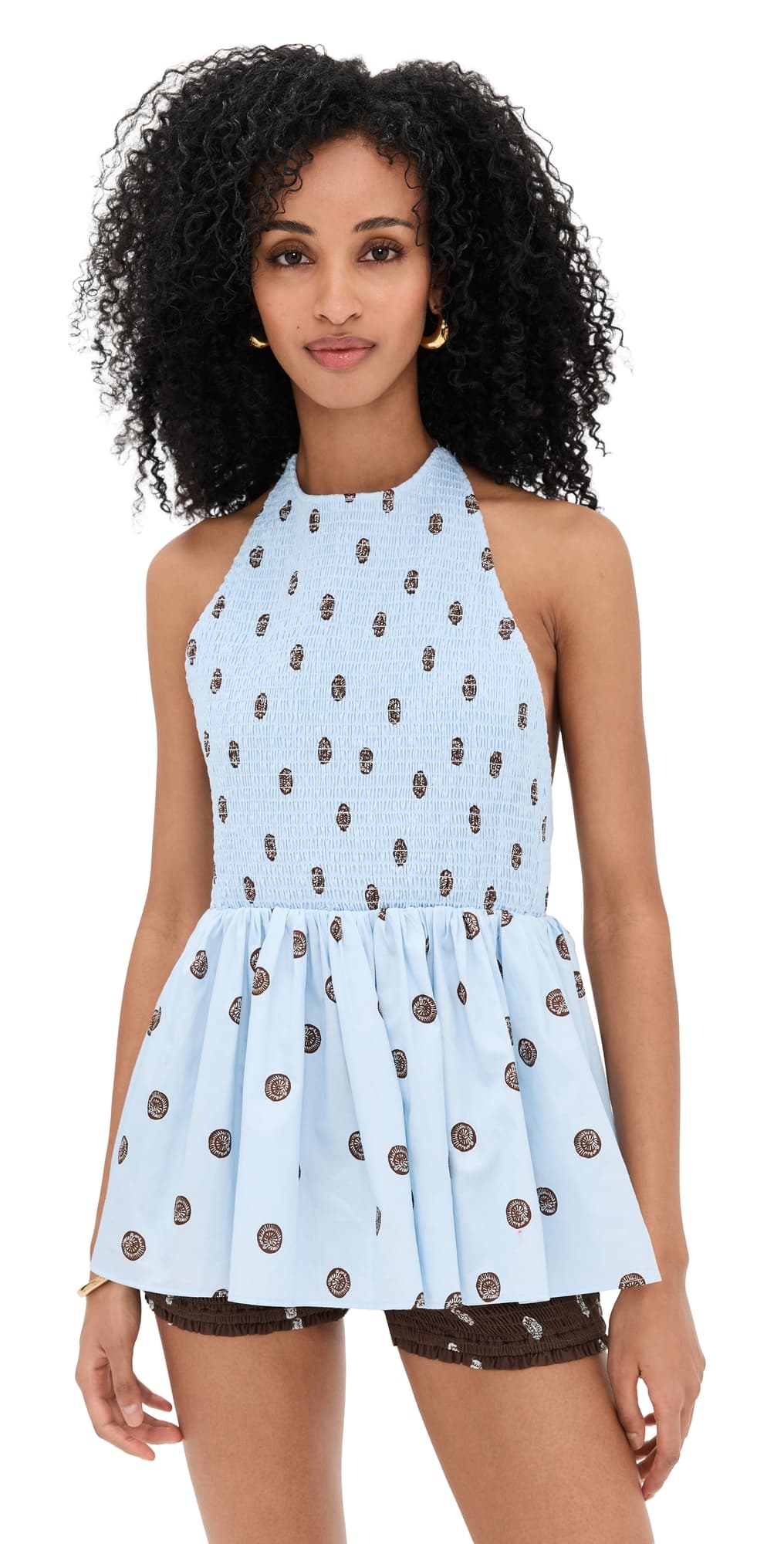 ROAME Wren Halter Top Sea Belle