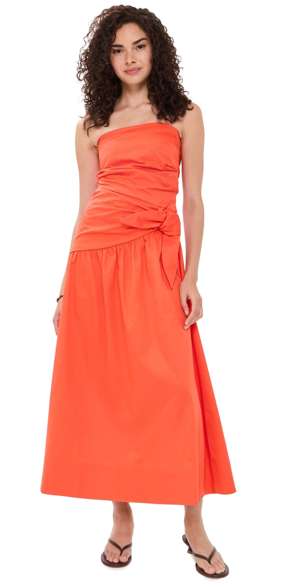 ROAME Rene Tie Dress Poppy