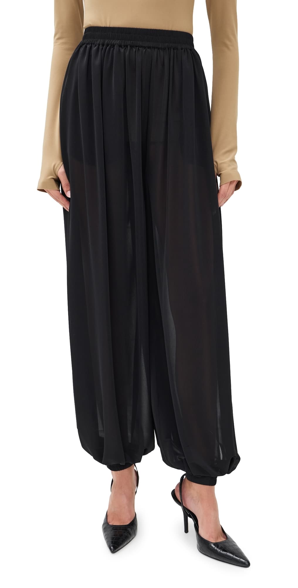 Ronny Kobo Dickens Balloon Pants Black