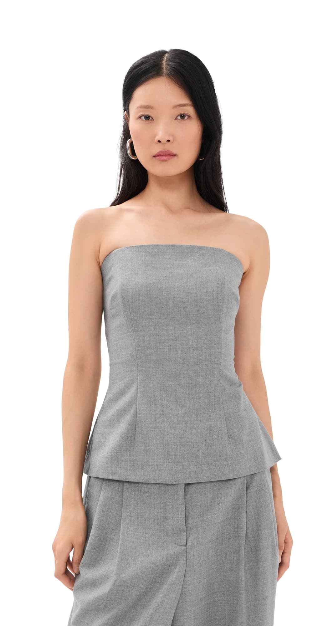 Ronny Kobo Nessa Top Light Grey