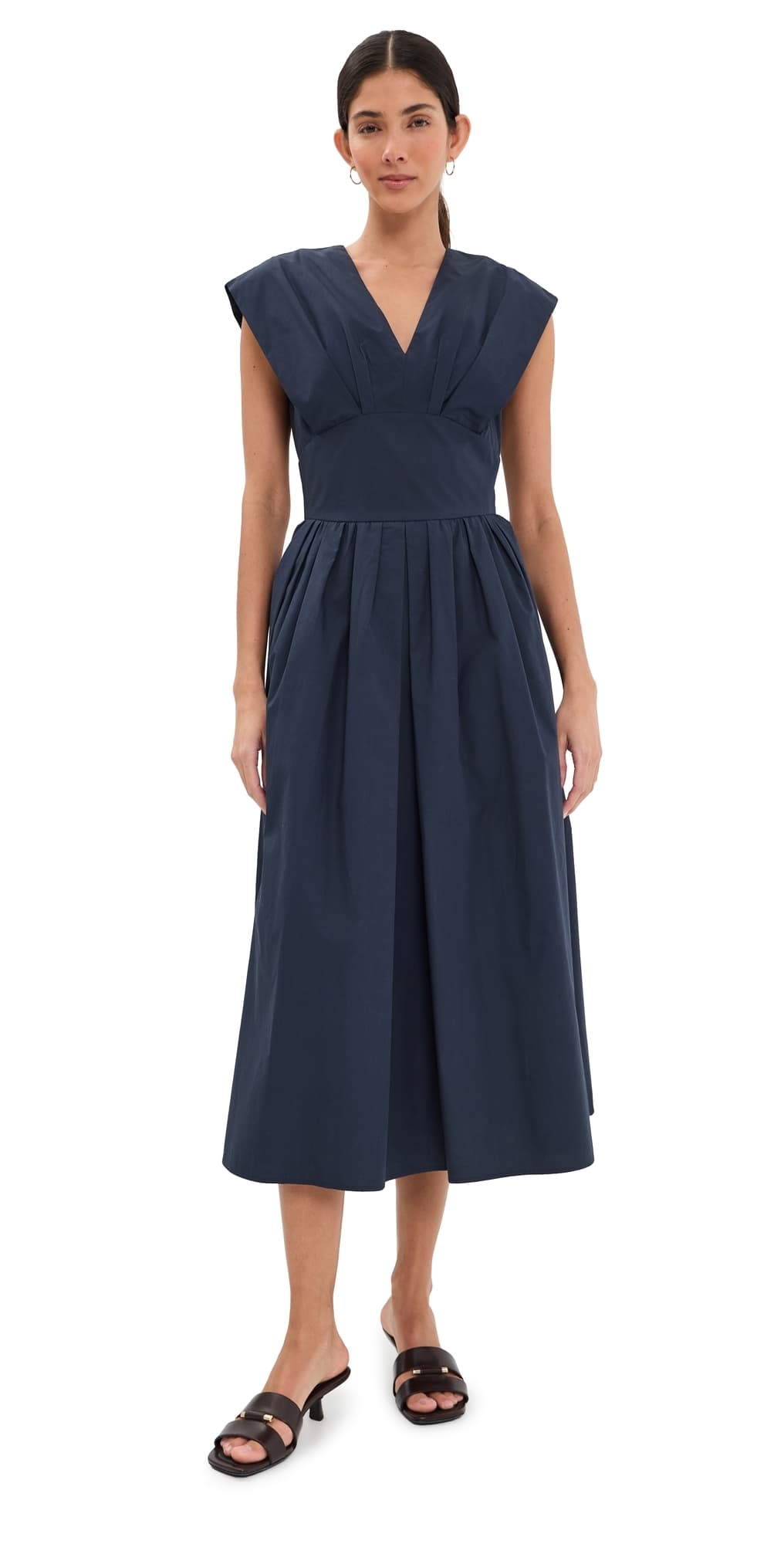 Rosie Assoulin In Full Bloom Dress Navy