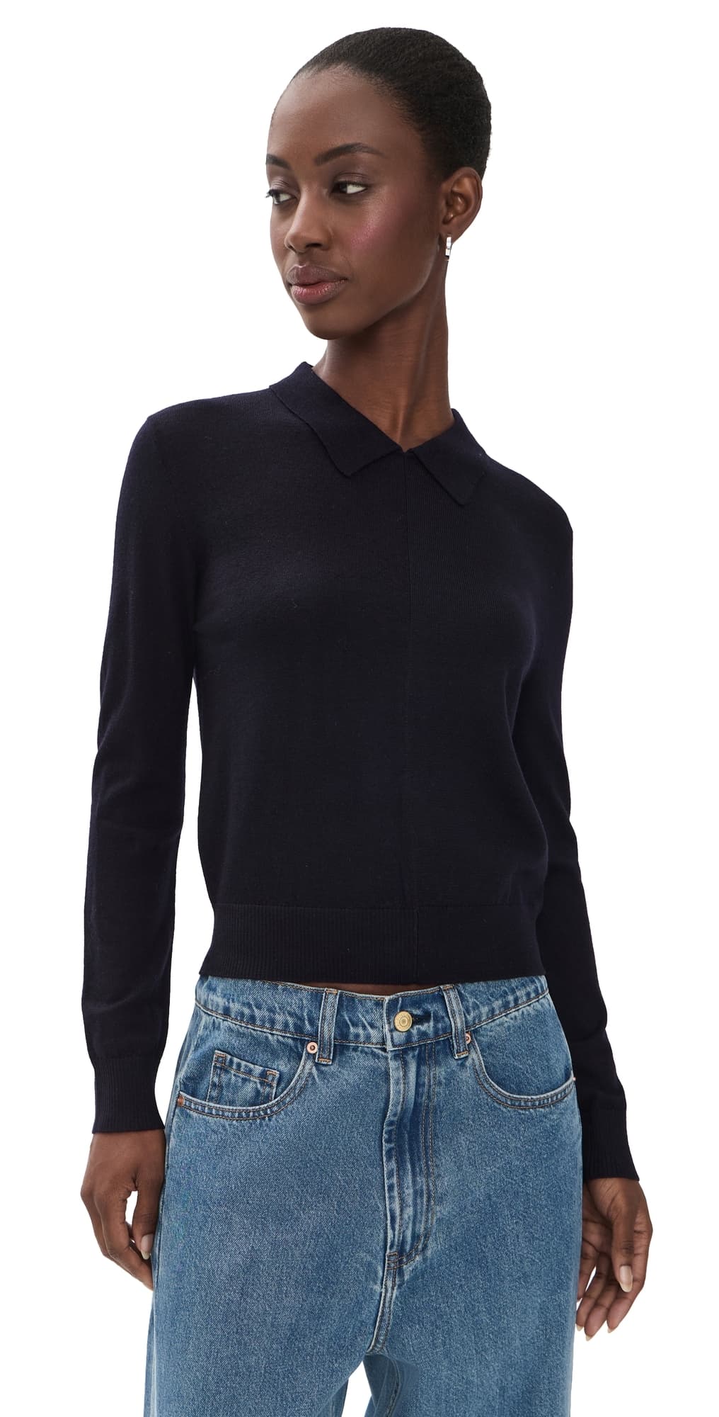 ROUCHA Sala Wool Sweater Navy