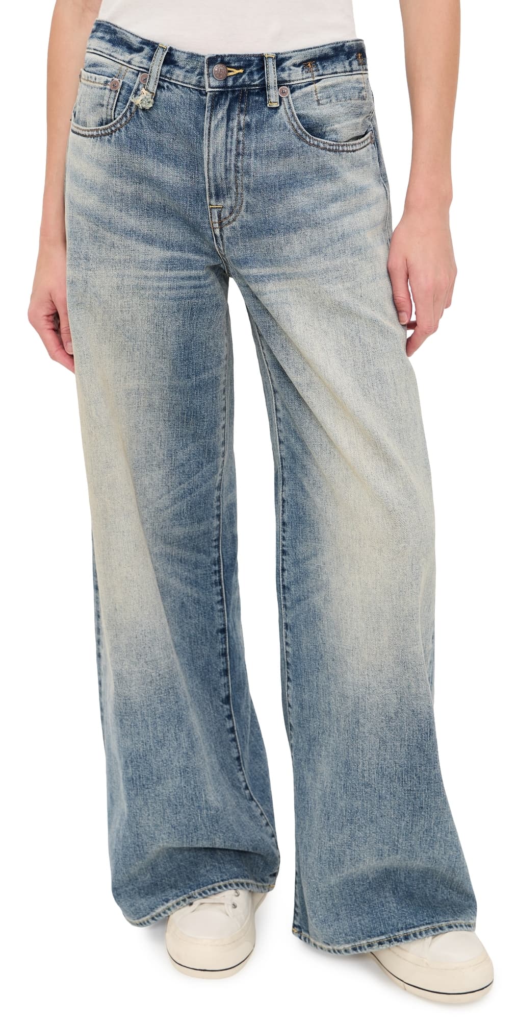 R13 D'Arcy Flare Jeans Rivington Blue