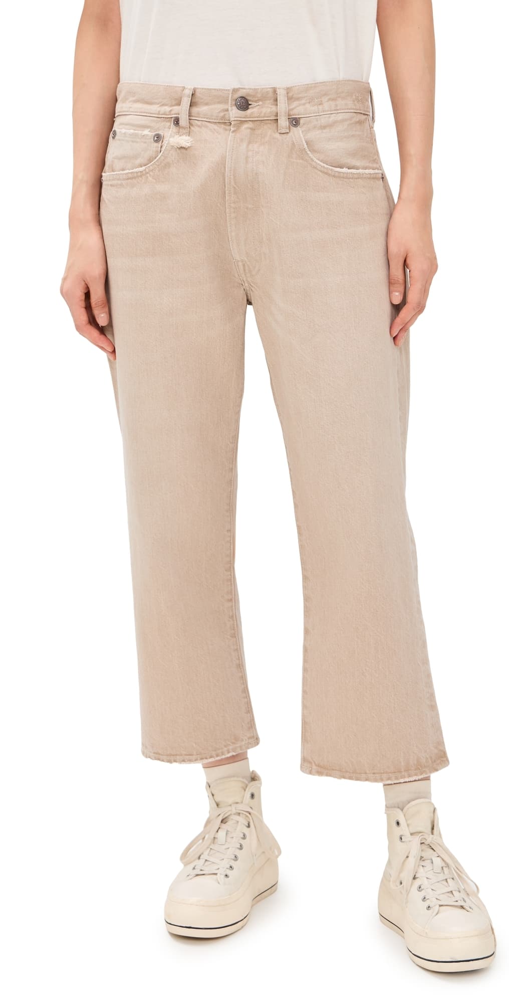 R13 X-Bf Jeans Khaki Haze